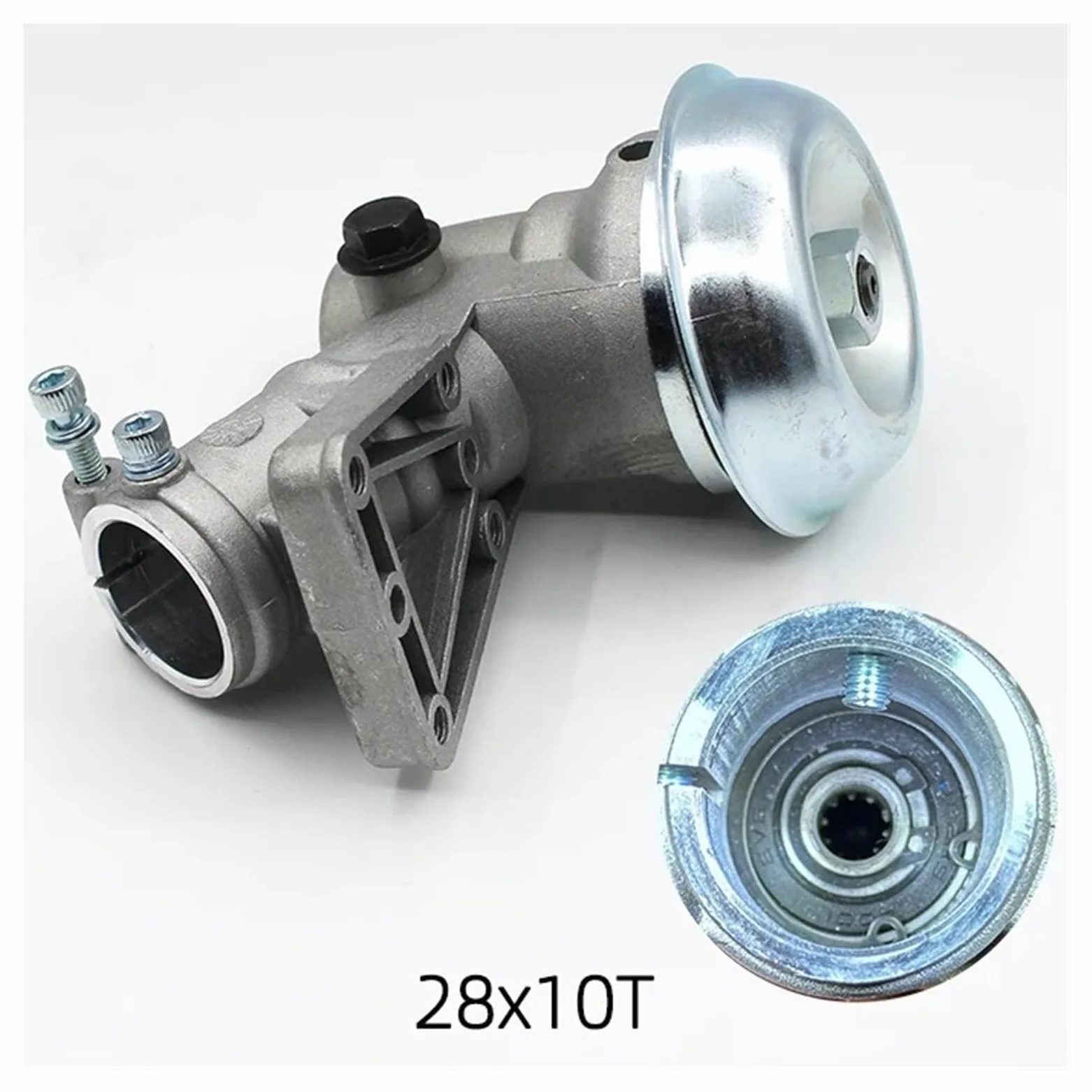 Desbrozadora Cortadora De Césped Caja De Cambios Caja De Engranajes Caja De Engranajes Reemplazo Del Cabezal De Trabajo 28 Mm 10T, Compatible Con Emak, EM780 O SPARTA Series 36 43 44(Gear Head 2pcs)