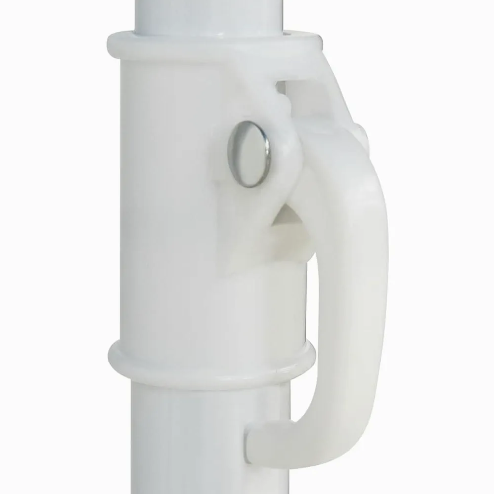 Sombrilla de Playa Hawaii con Protección UV y Función de Inclinación, Varilla Resistente y Clavo de Soporte Fijo, Perfecta para Bloquear Rayos Solares, Montaje en Soporte