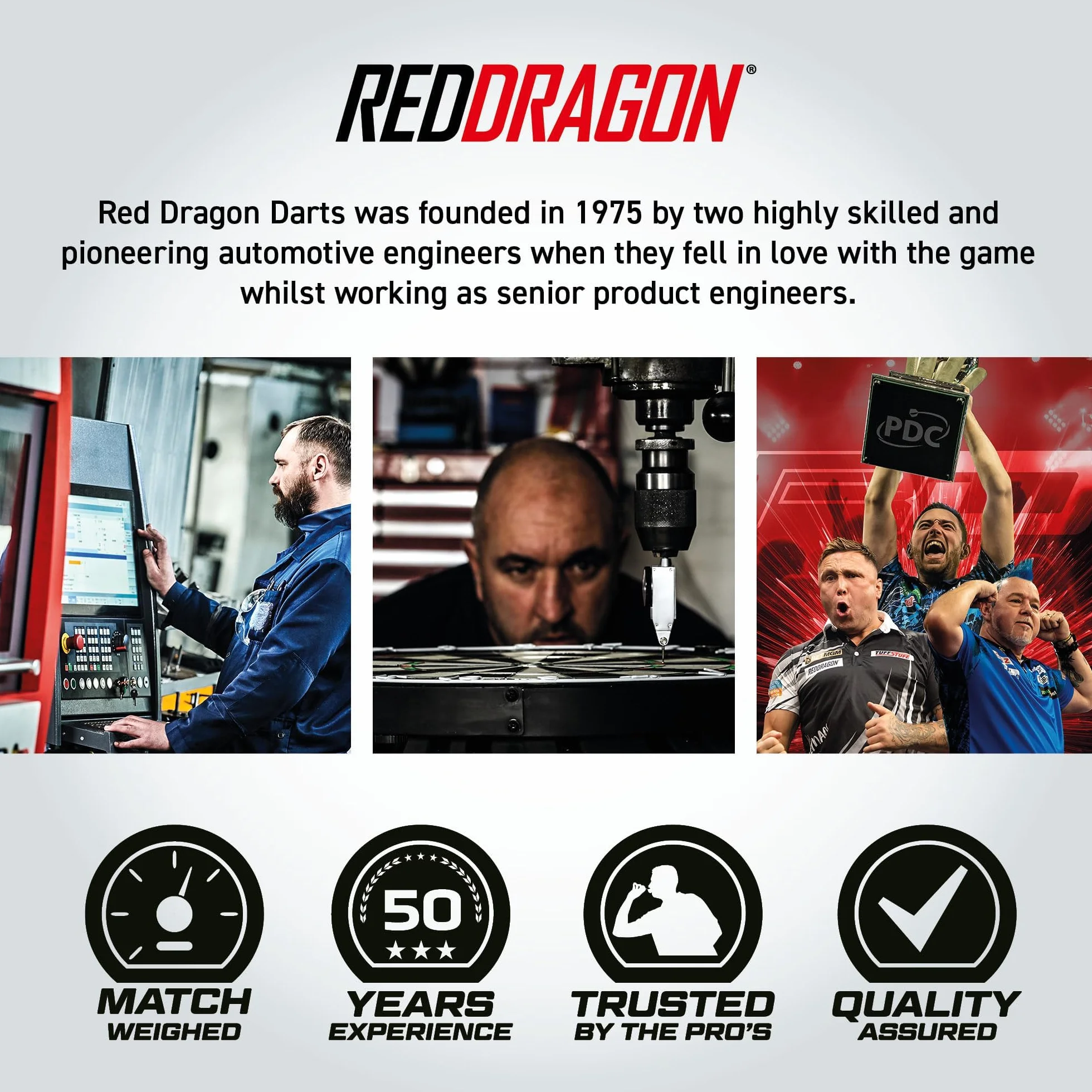 RED DRAGON Darts Nitro Flite Integrated Flight and Shaft System No2 Shape Design Professional Dart Accessories