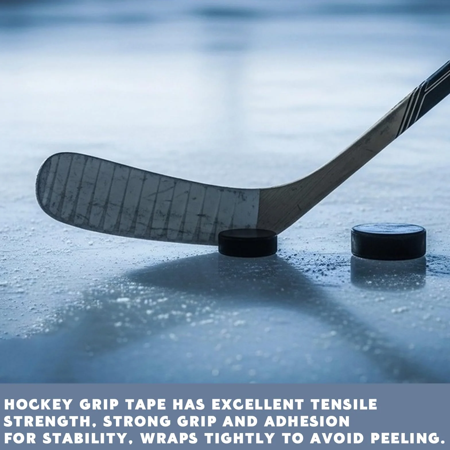 Cinta de Hockey Stick 25m x 25mm Rollo 2 Piezas Blanco Azul