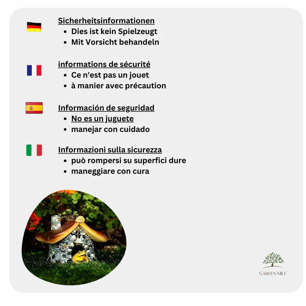 Garden Mile Casa de rana para estanque de jardín, accesorio de terrario de reptiles, escondites y cuevas de reptiles, casa de sapos, accesorios para reptiles, escondite de estanque grande, cueva