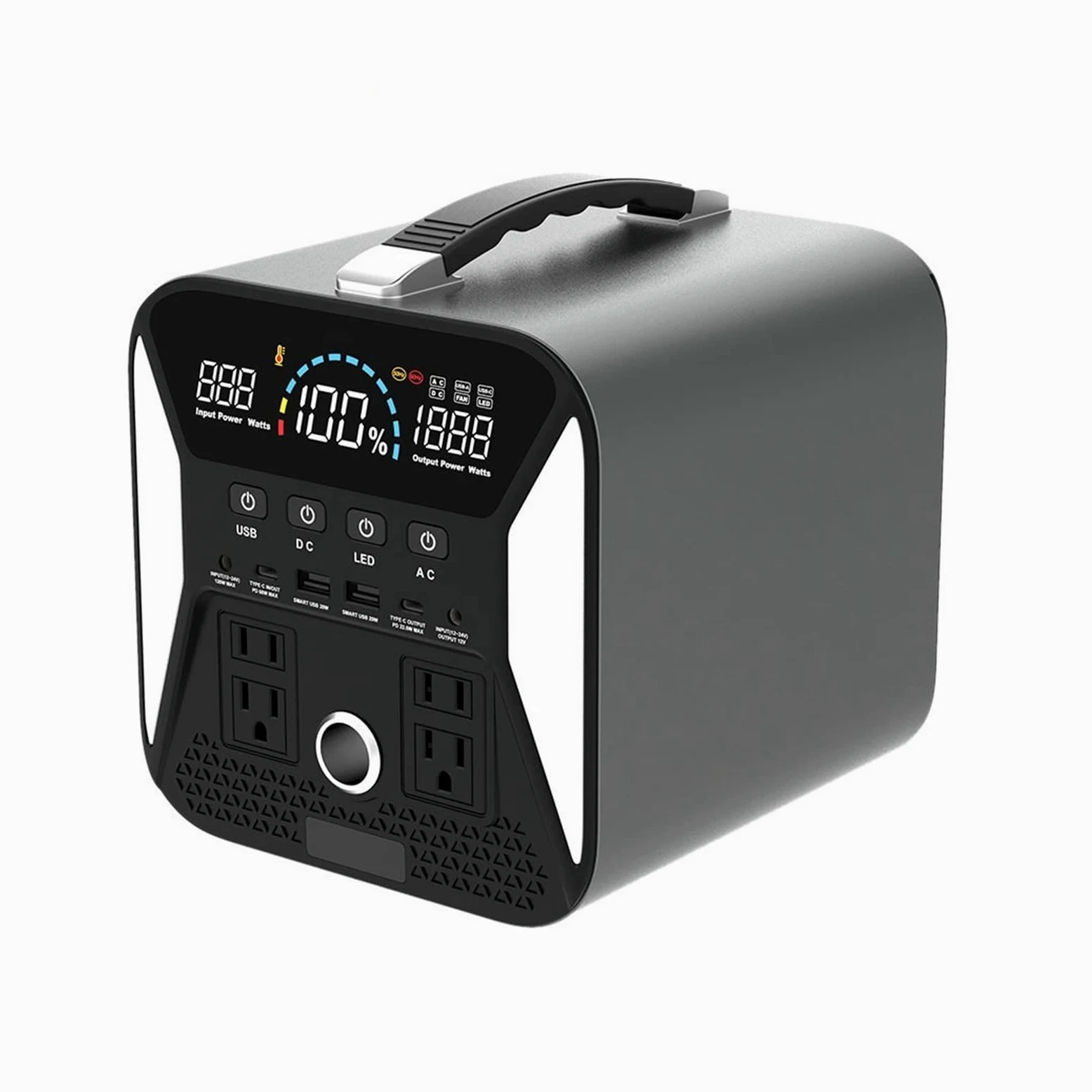PROPFE 300W 12V Batería de Litio portátil Estación de energía Suministro de Almacenamiento de energía Batería para Acampar Generador Solar 220V electrónico (Color : 300W Power Station, Size : UK)