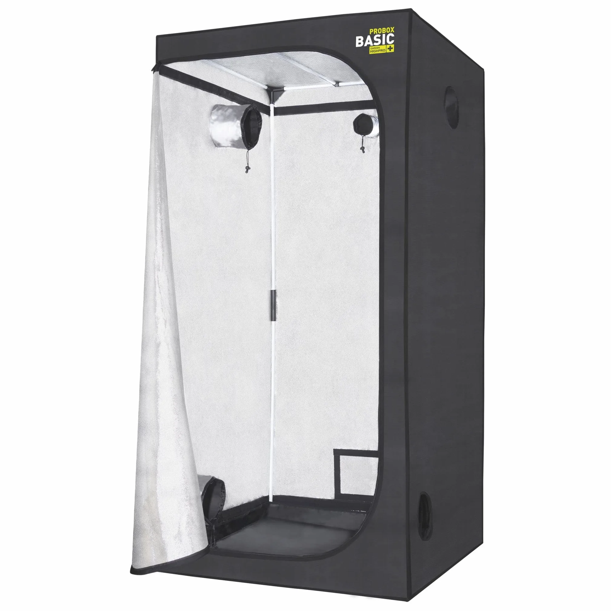 GARDEN HIGHPRO | PROBOX Basic 80x80x160cm | Growtent | Grow Box | Armario Grow Indoor | Cultivo Interior | Nylon 420D | 100% Lightproof | Super Estable