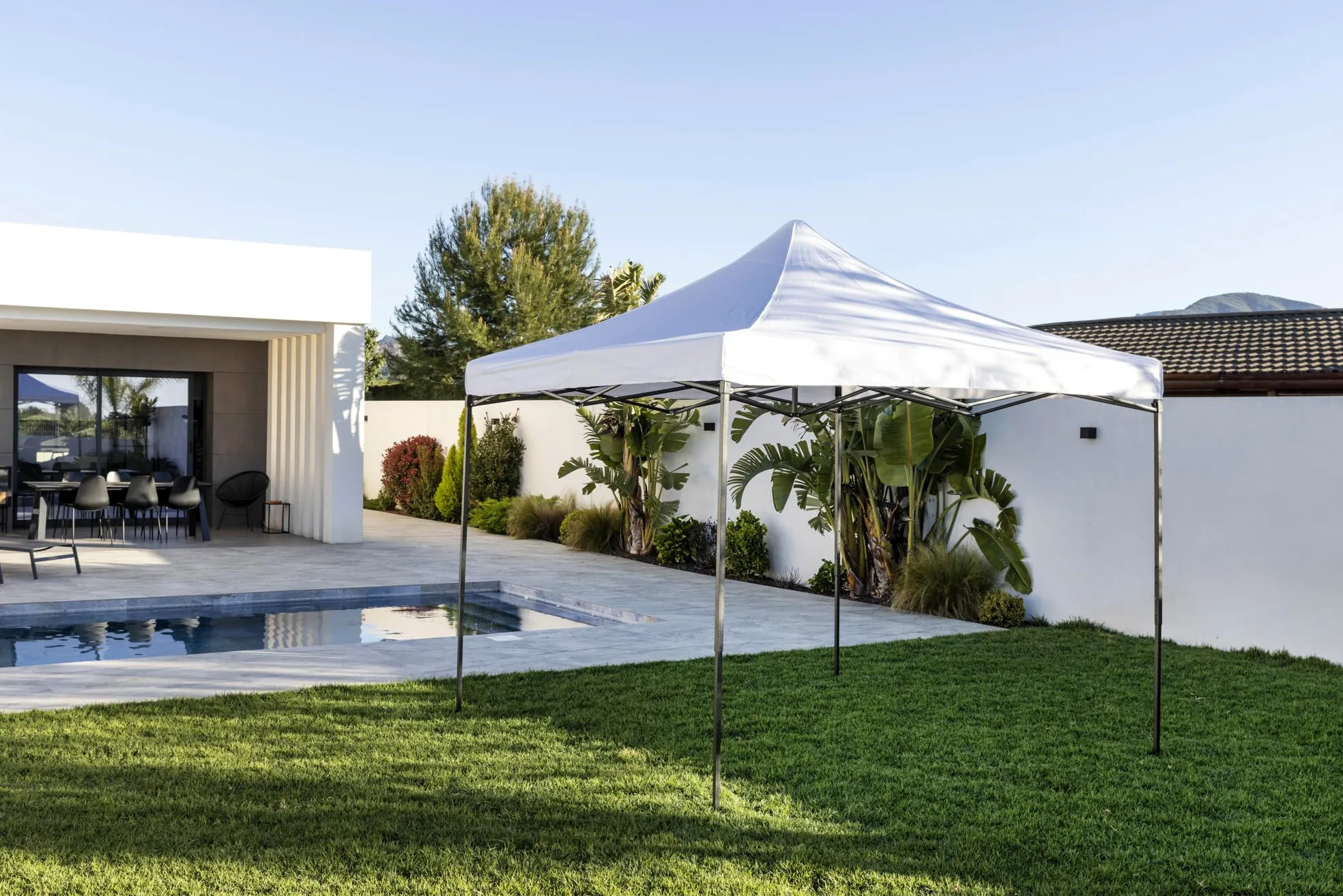 DUPI Gazebo Plegable 3x3 Metros, Cenador, Pergola, Carpas para Exteriores