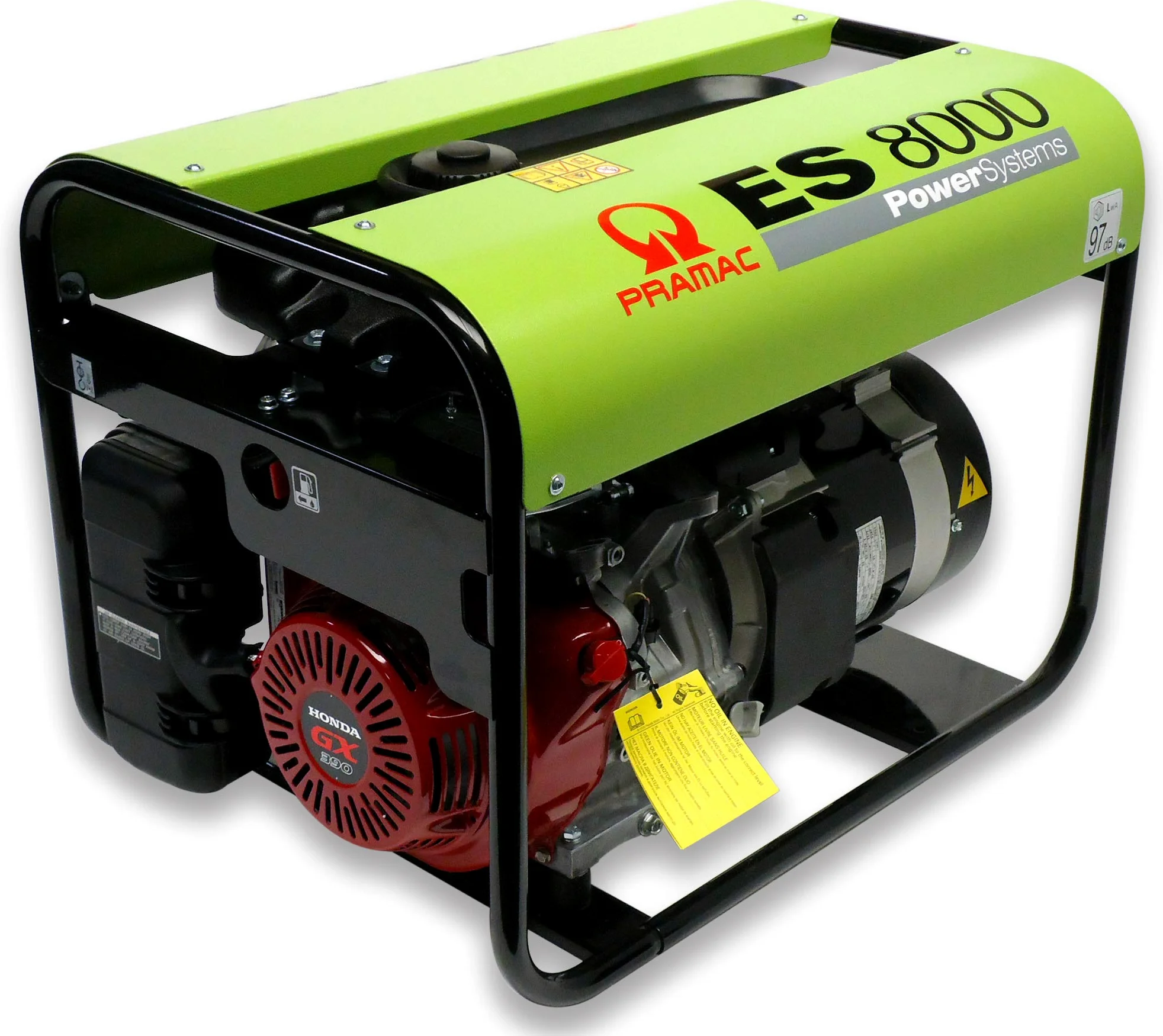 Grupo electrógeno ES8000 gasolina 6,4 kW monofásico Pramac