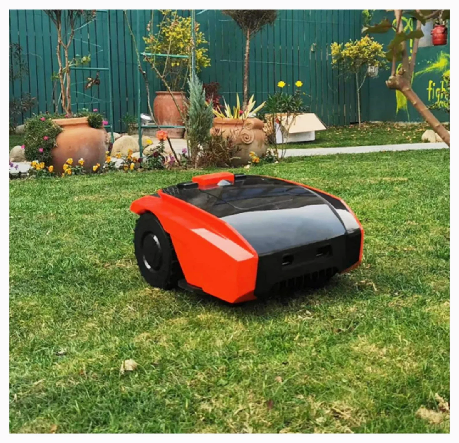 Cortacésped automático Recargable Robot cortacésped con estación de Acoplamiento Smart App Control Herramientas jardinería for Campo Golf y jardín,Mantenimiento eficiente del jardín