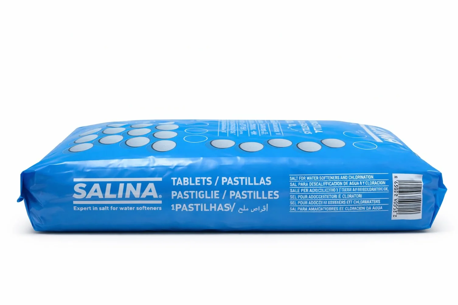 LLOFER - Sal en Tableta - Descalcificación de Agua - Agua más Clara y Suave - Sal para Piscina 25 kg