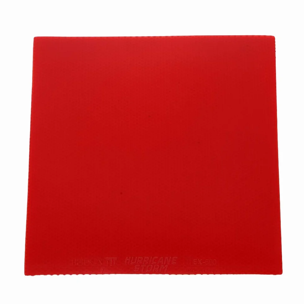 BuyWeek Suelo de repuesto para raqueta de ping pong, 18 × 18 × 2 cm, goma roja para tenis de mesa
