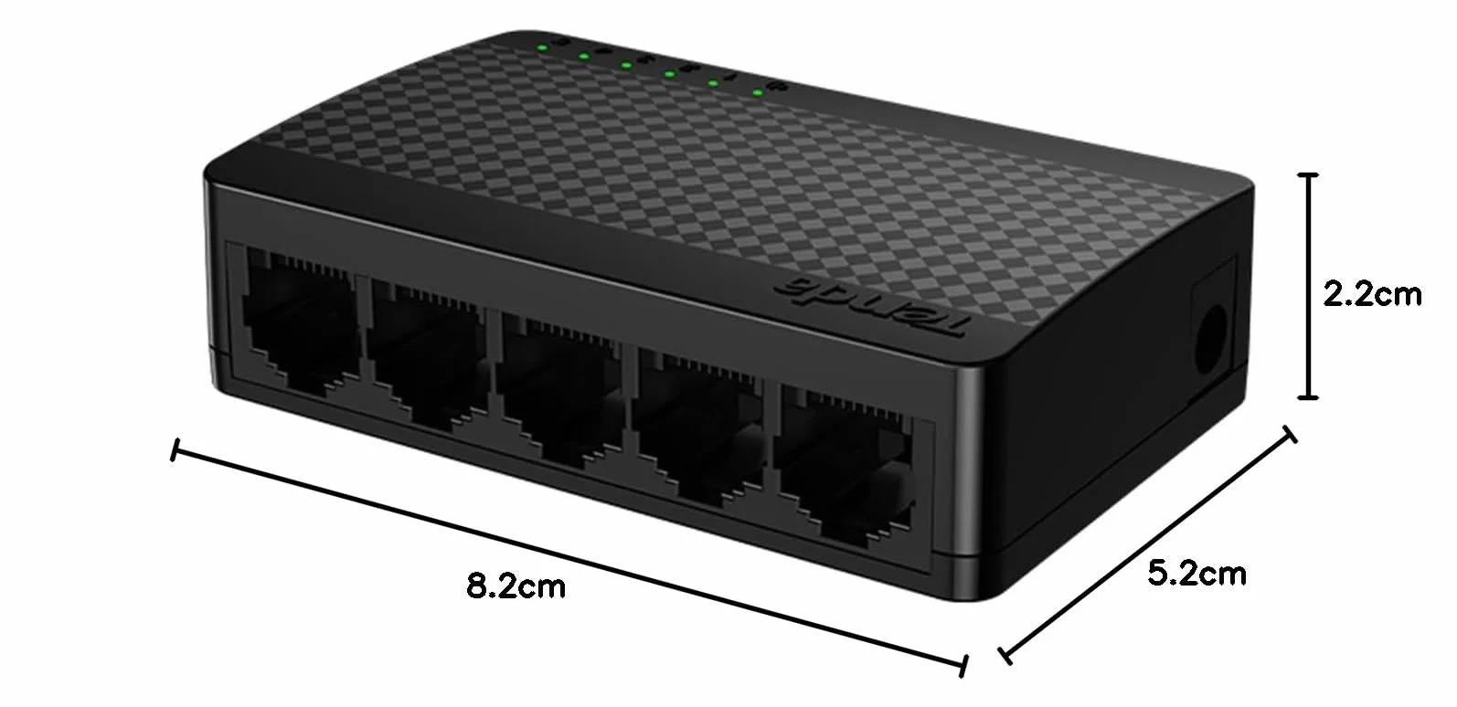 Tenda SG105 Switch Ethernet Gigabit 5 Puertos 10/100/1000 Mbps RJ45 No Administrado Negro