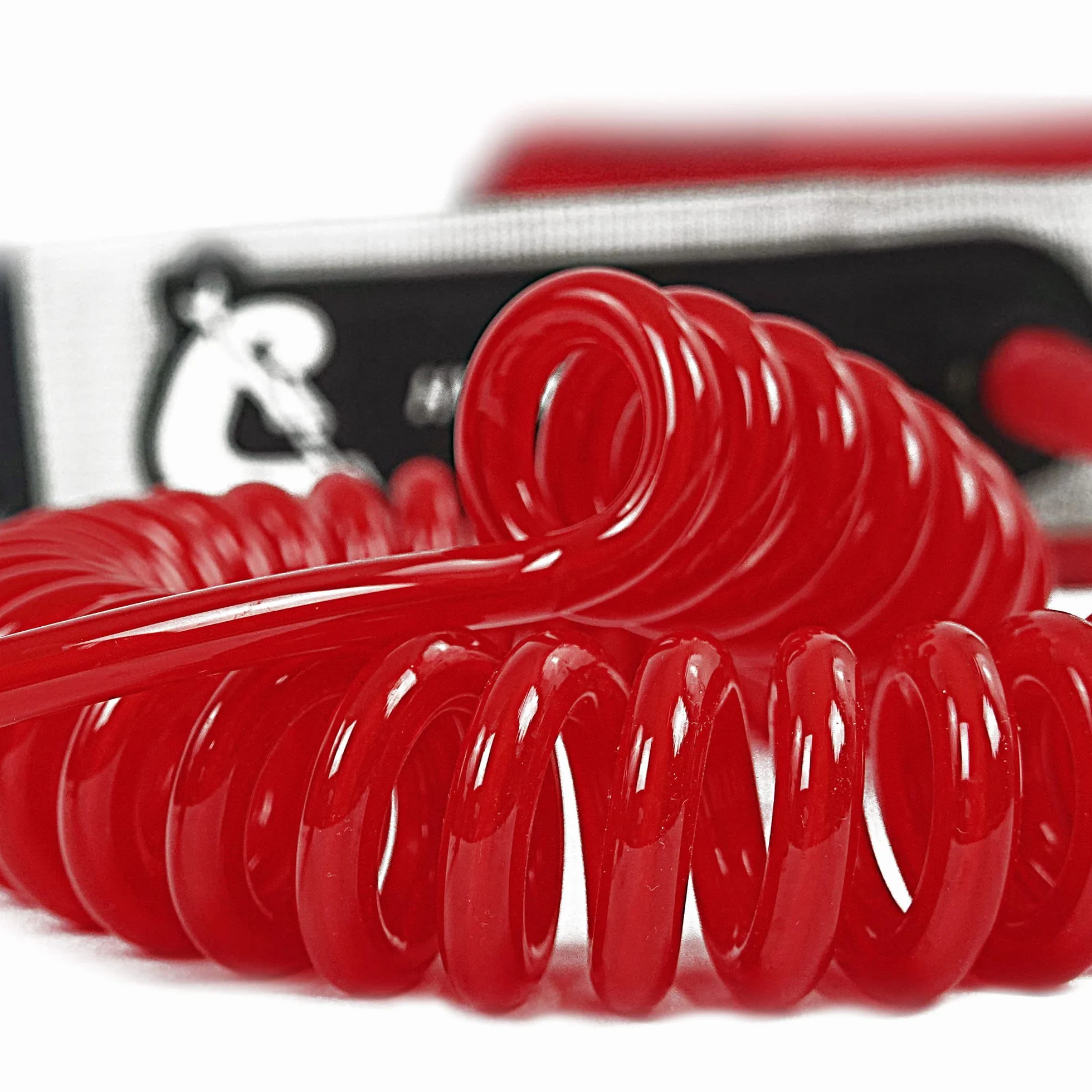 CRESSI Sup Coiled Leash 10 Pulgadas Correa de Tobillo 300 cm Gris Rojo