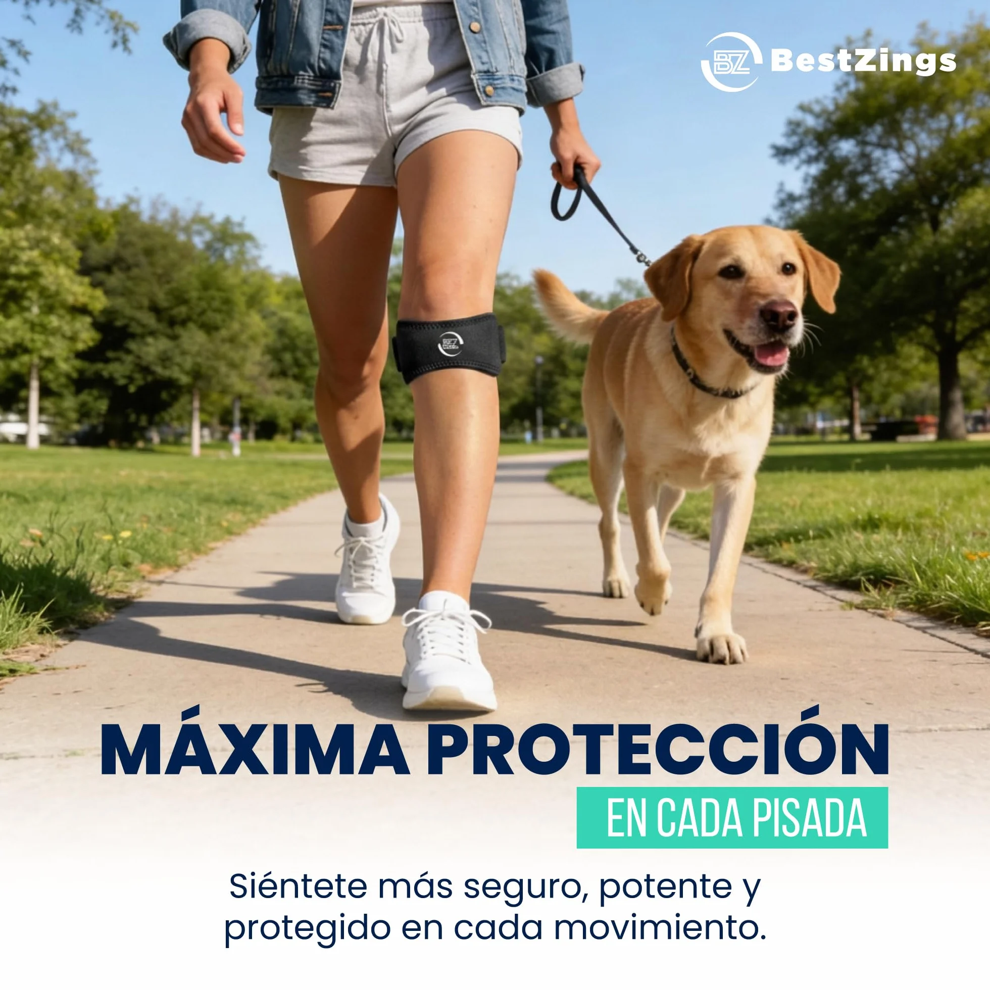 Rodilleras Menisco y Ligamento Pack 2 Negro Ajustable