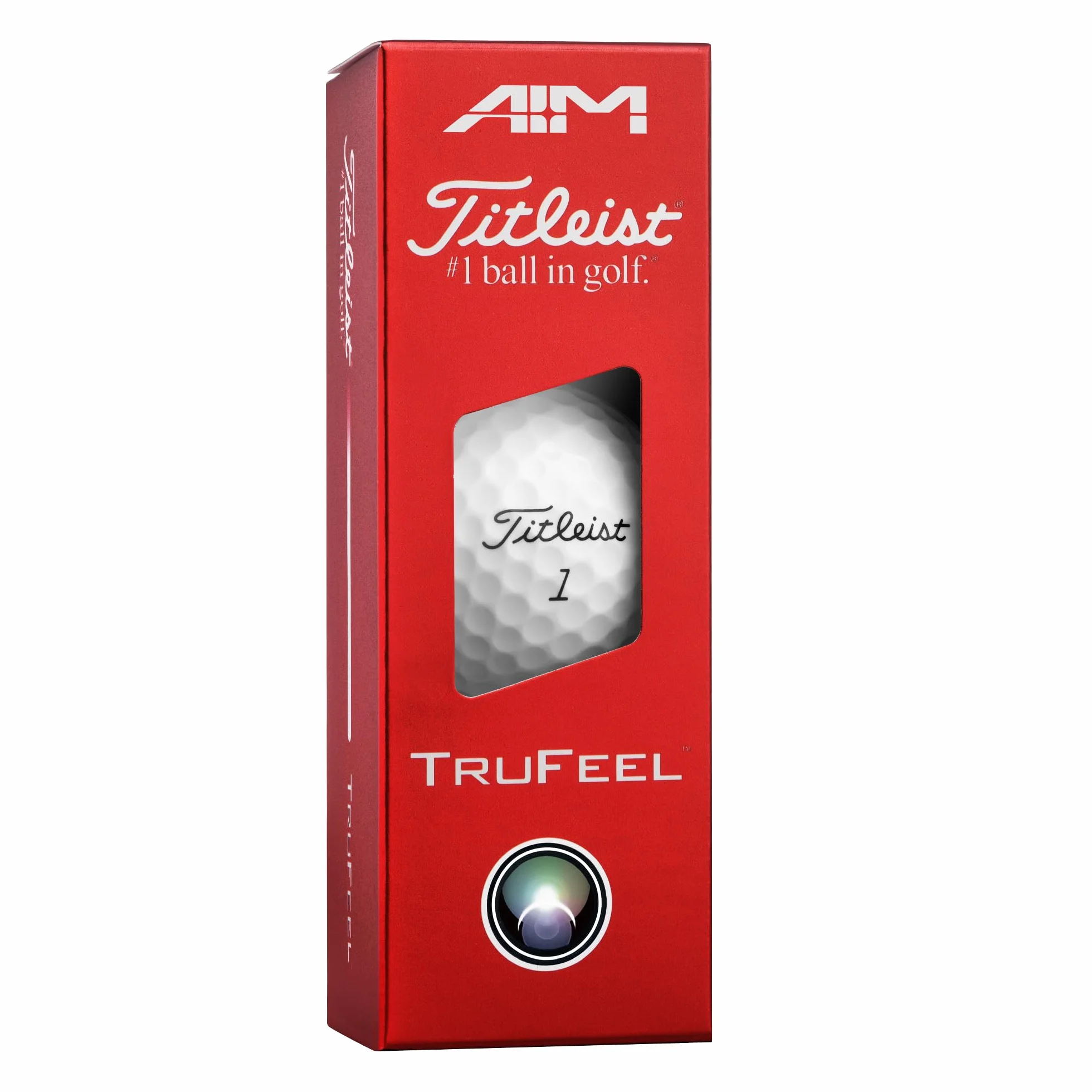 Titleist TruFeel Aim 360° Pelotas de Golf Blanco Docena