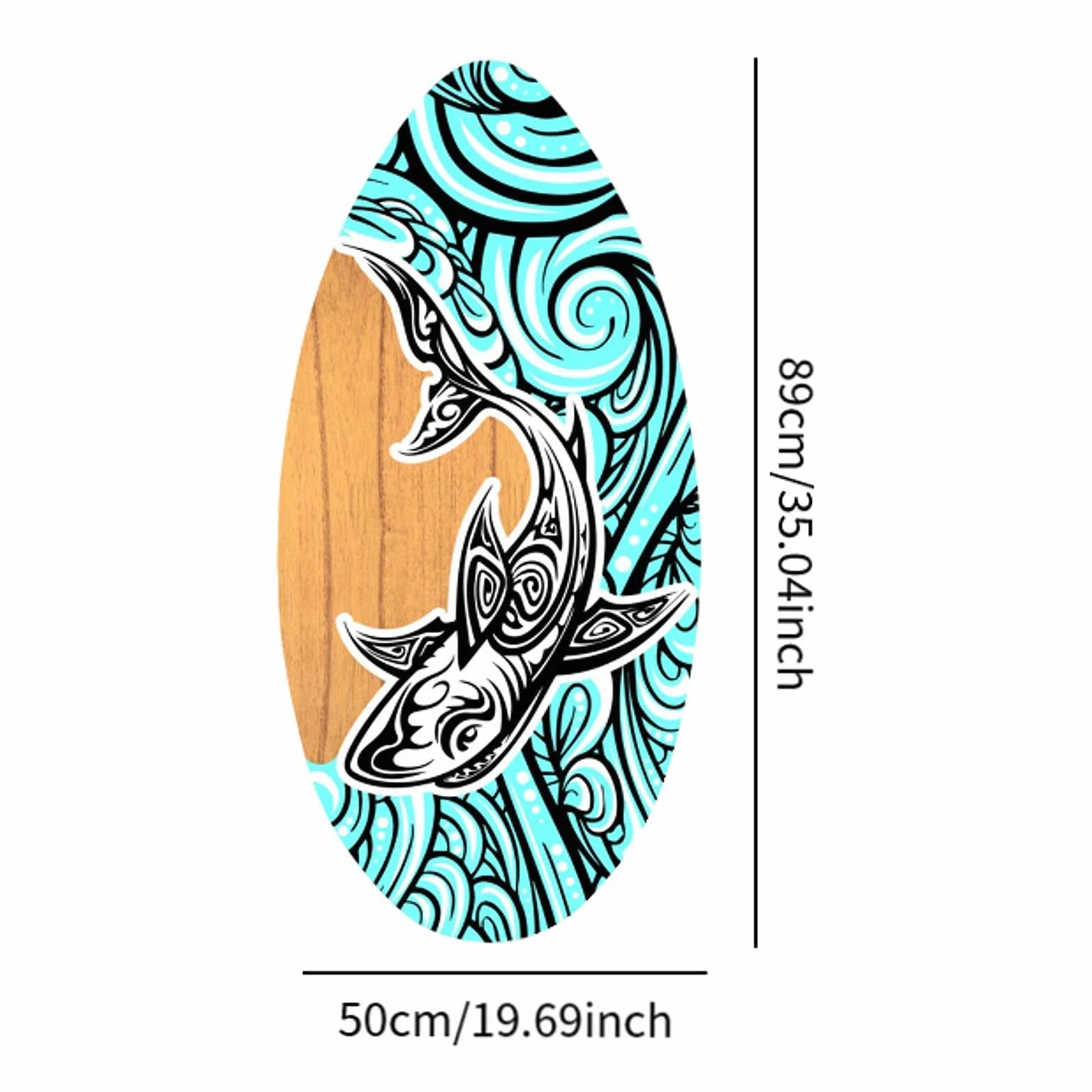 Baoblaze Tabla de Surf Skimboard Resistente