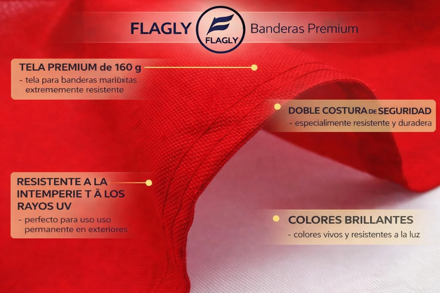 Bandera España 100x150 cm Ojales Tela Banderas Navales 160 g/m² Resistente Clima