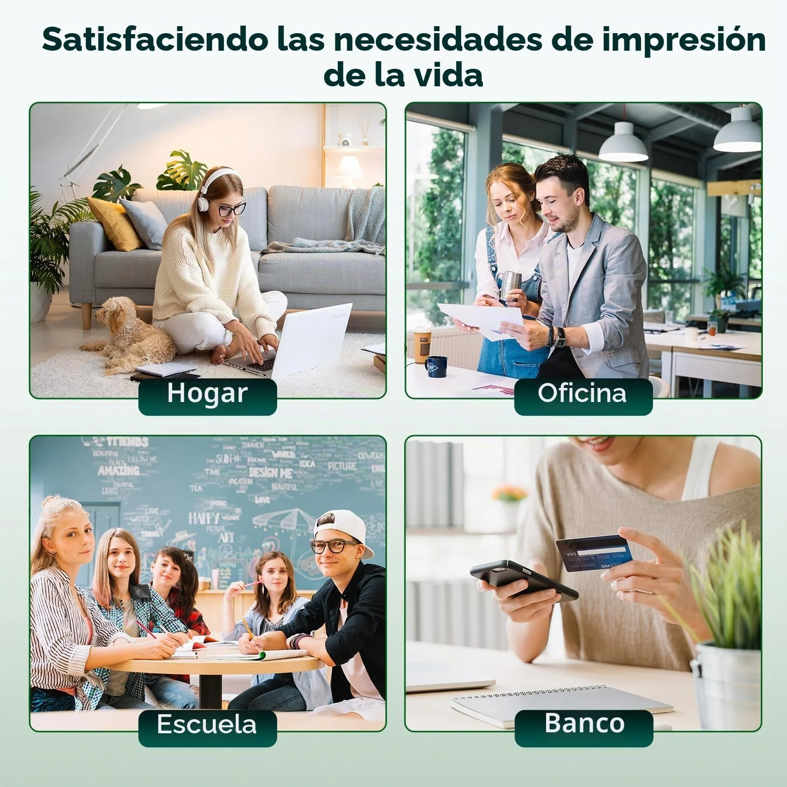 Cartuchos Compatibles HP 302XL para HP DeskJet 3639 3630 OfficeJet 3831 3830 5230 Envy 4525 4500 4520 (1 Negro 1 Color)