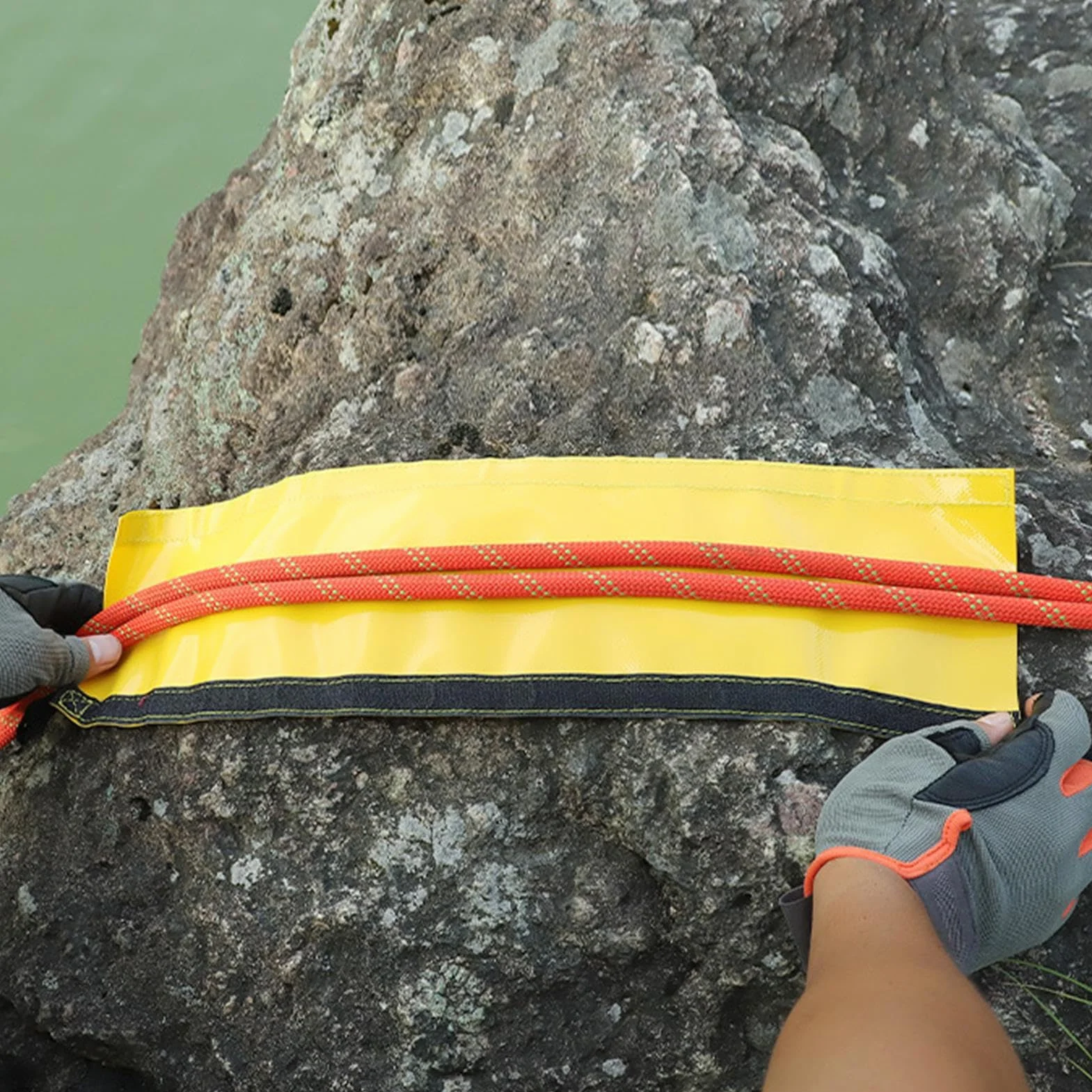 Genérico Manga Protector De Cuerda PVC Anti Desgaste para Arborista Rescate Montañismo