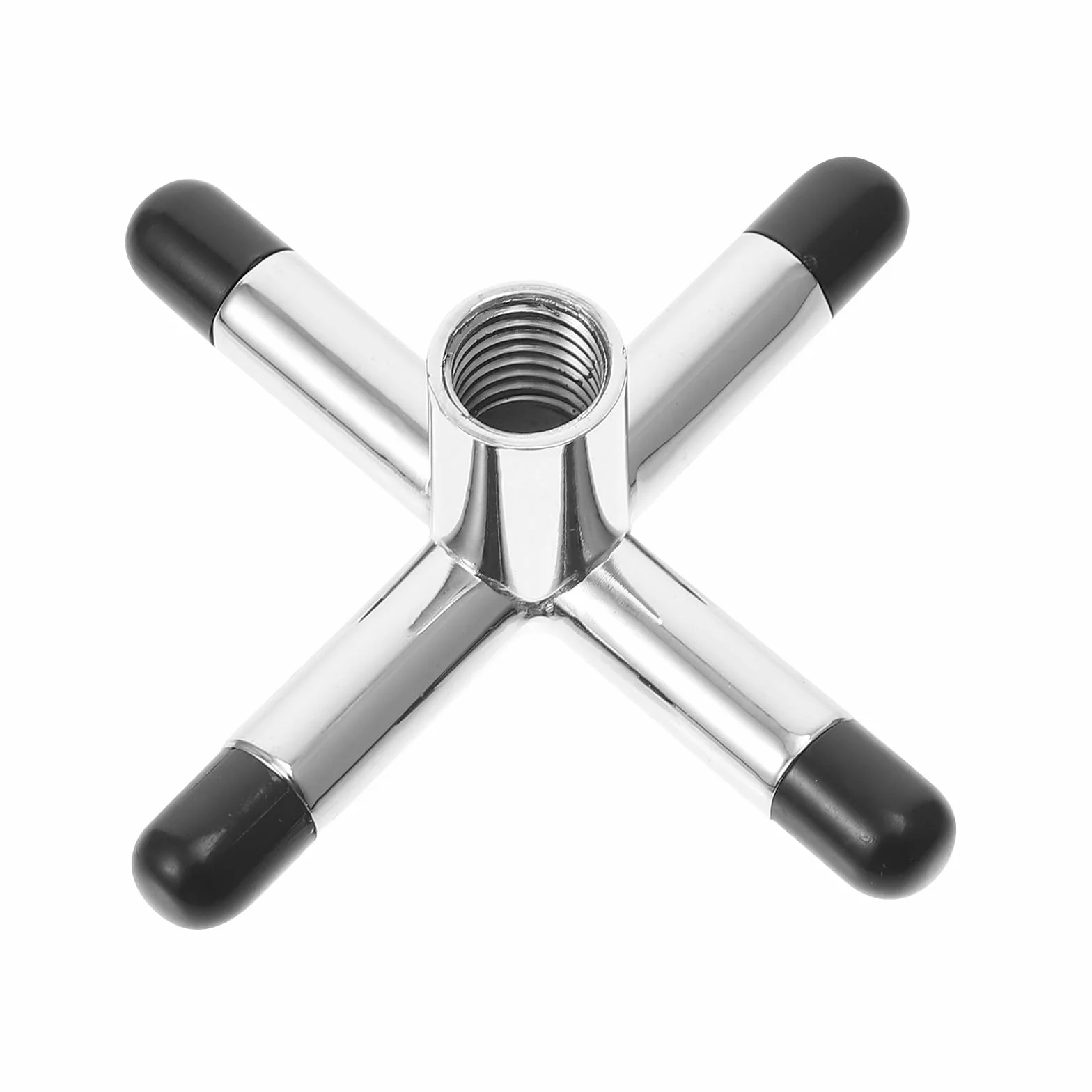 DOITOOL Puente de Taco de Billar de Metal Plata Diseño Cruzado
