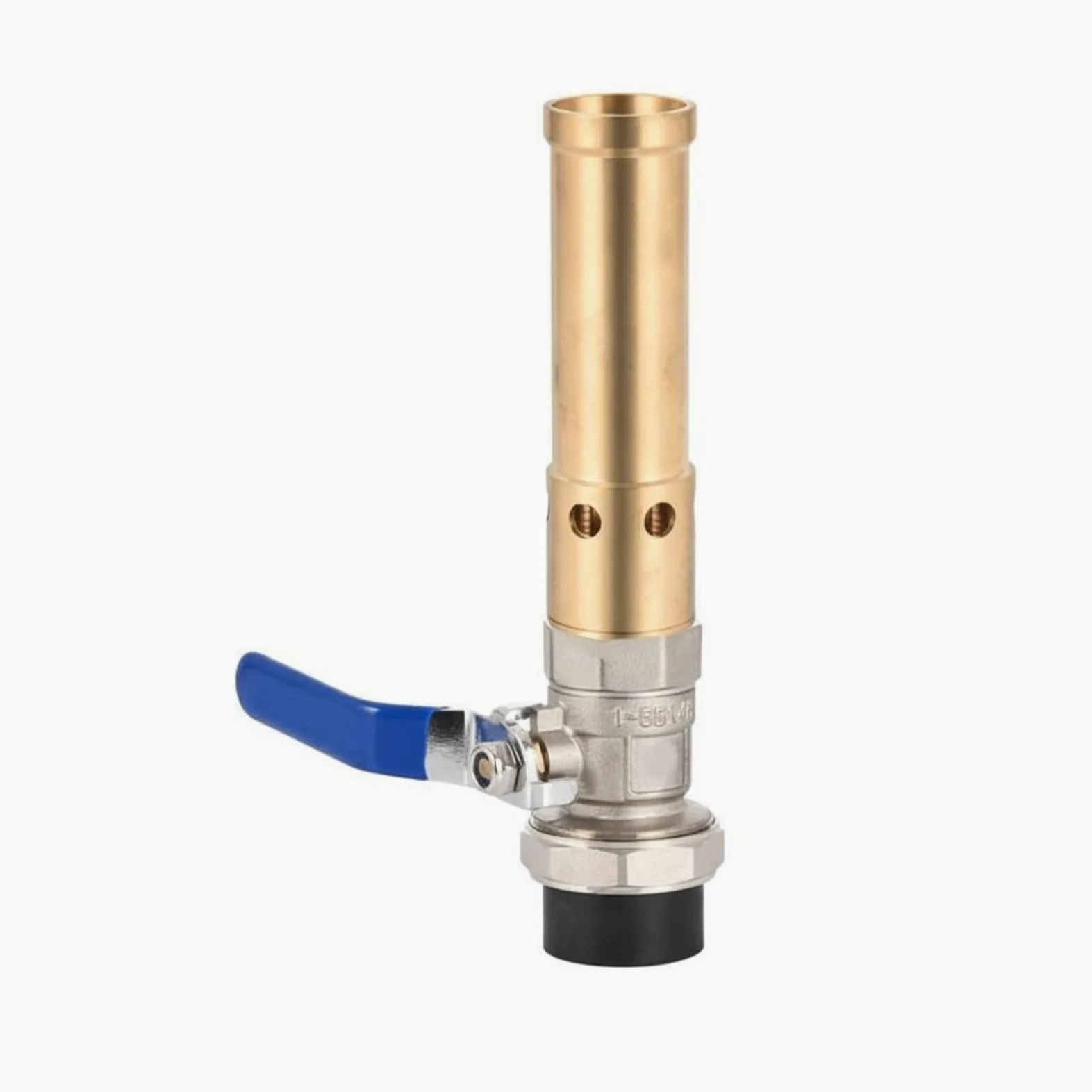 predolo Boquilla de Fuente de Latón Compatible con Luz LED Boquilla de Fuente de Burbujas Efecto Burbujeante para Paisajistas, Estanque, Paisajismo Acuático, Válvula PE Copr 1IN