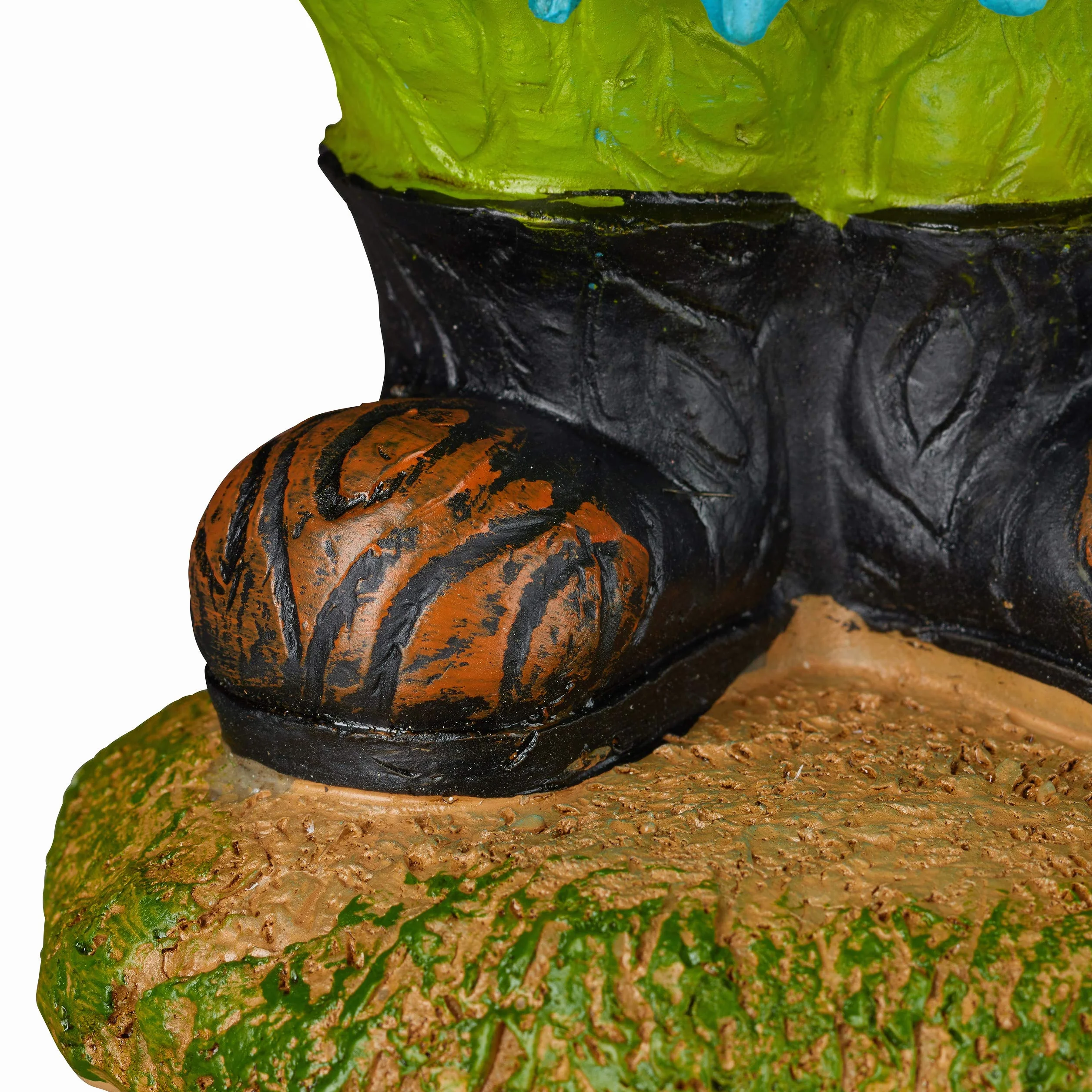 Relaxdays Gnomo de jardín «Welcome», Impermeable, Figura Decorativa, Diseño clásico, Multi-Color
