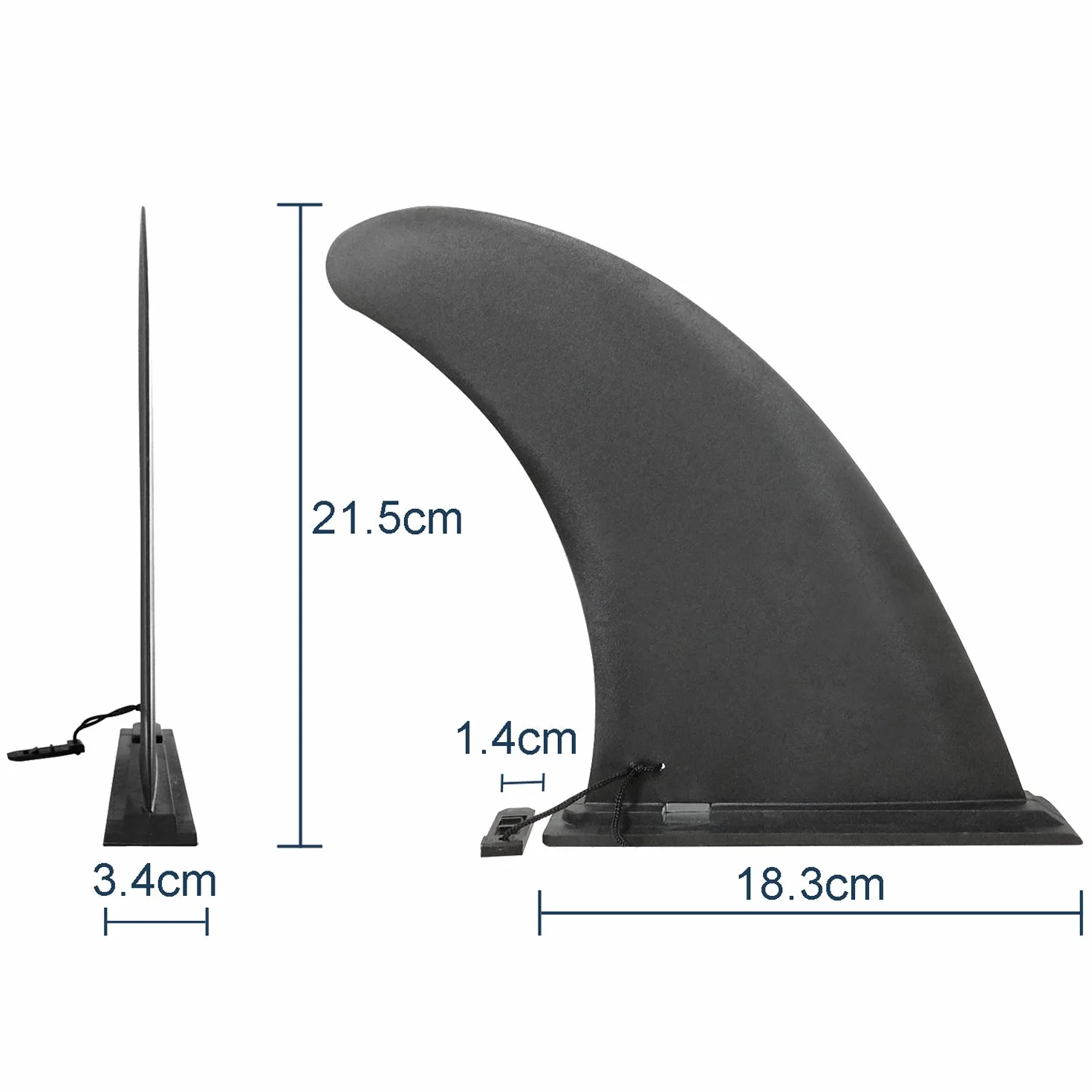 JEEZAO Aleta Central de Tabla de Surf Nylon Reforzada Caja Fuerte Accesorios para Paddle Board