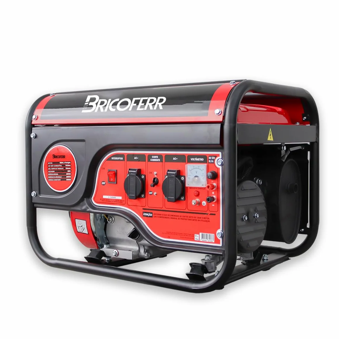 Bricoferr Generador a gasolina 2600 6.5HP
