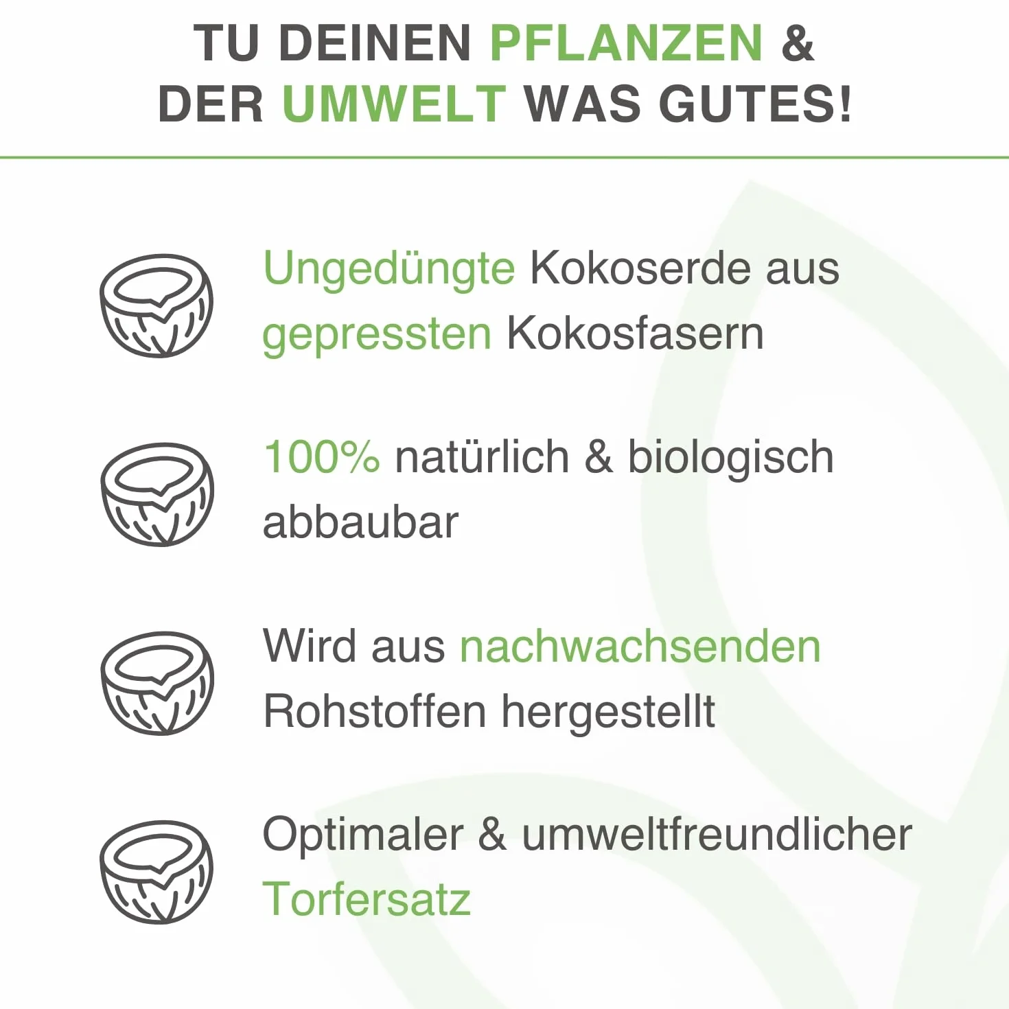 Ladrillo de humus 10 x tierra de coco 90 litros de tierra prensada de fibras de coco sin turba sin fertilizar 100% natural y biodegradable para jardín maceta y terrario 10 x aprox. 650 g