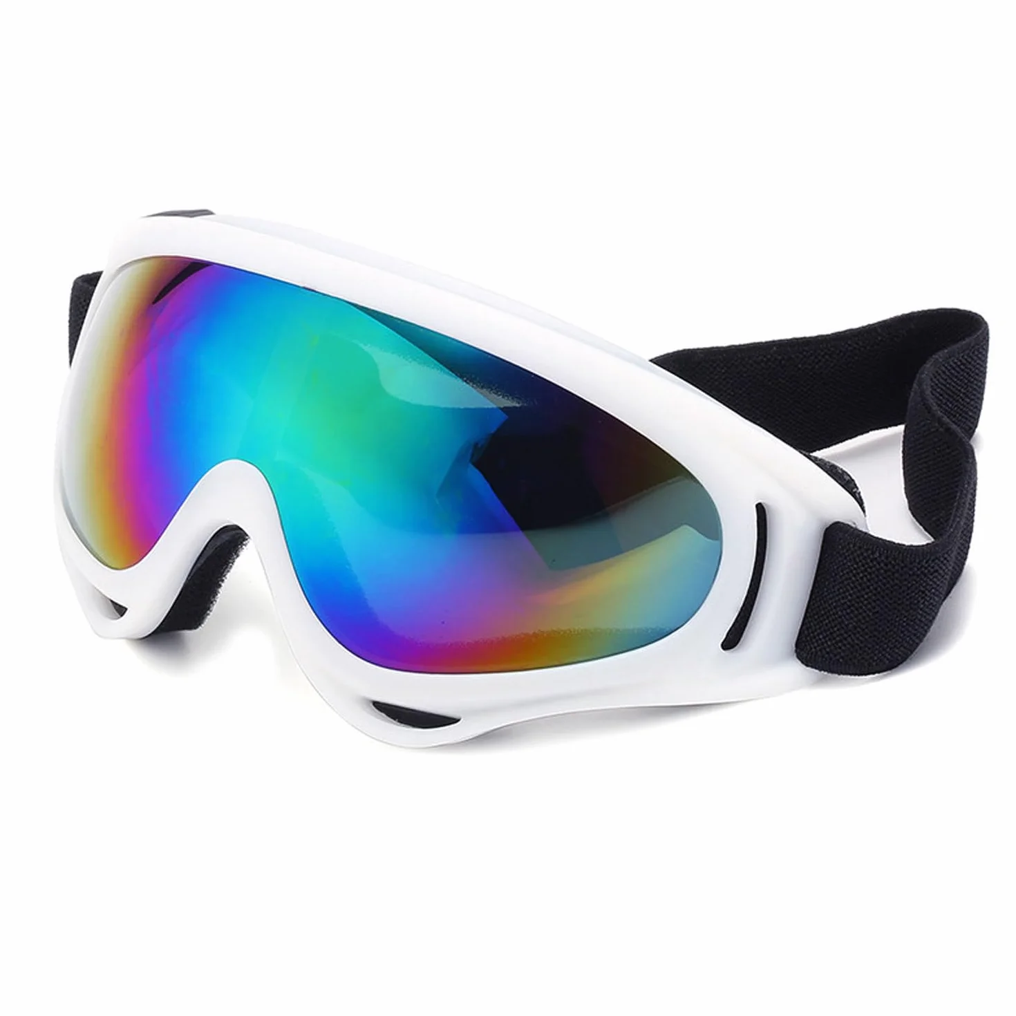 Gafas de esquí snowboard protección UV antiniebla compatibles casco motocross