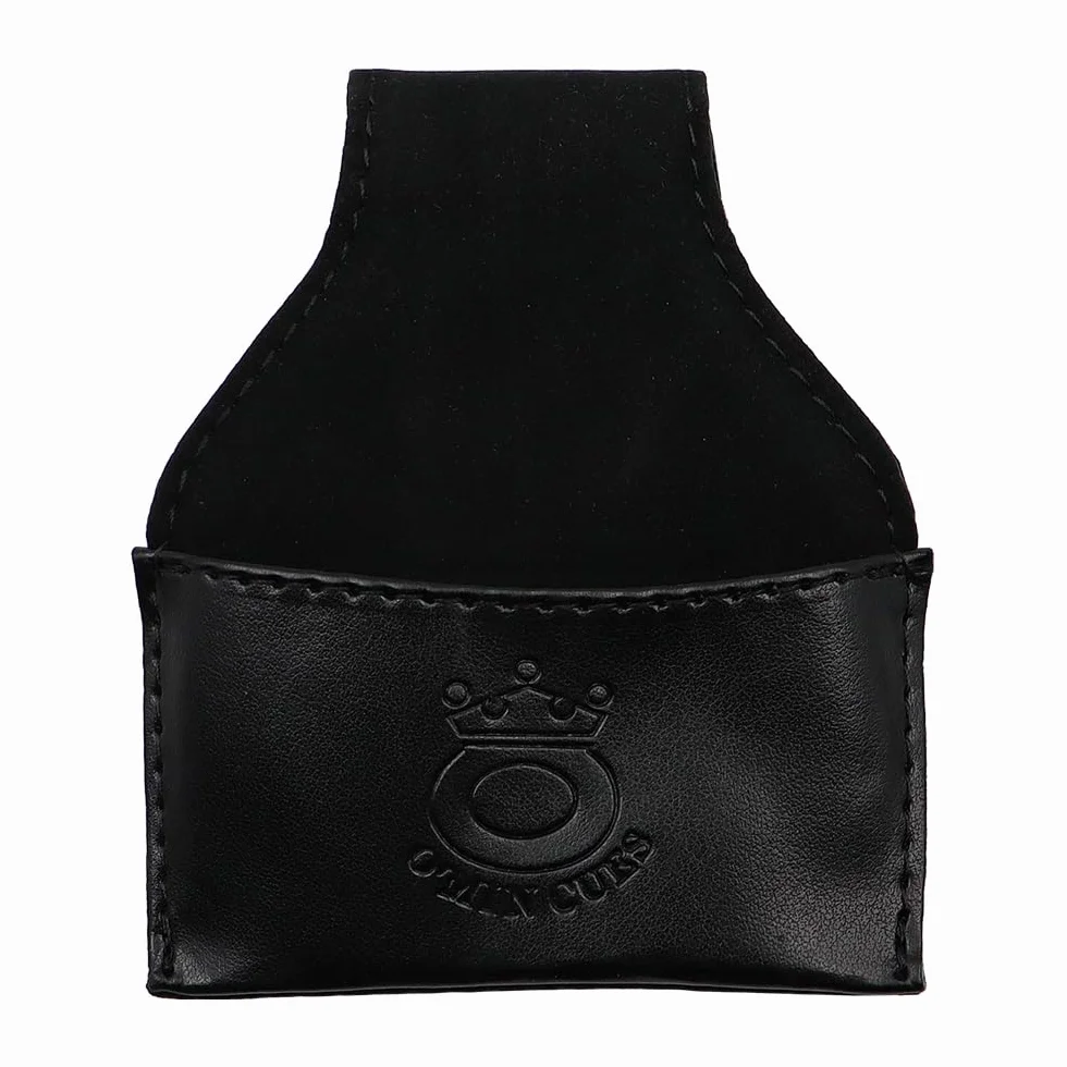 Bolsa de Tiza de Billar Portátil, Bolsa de PU, Negro y Marrón