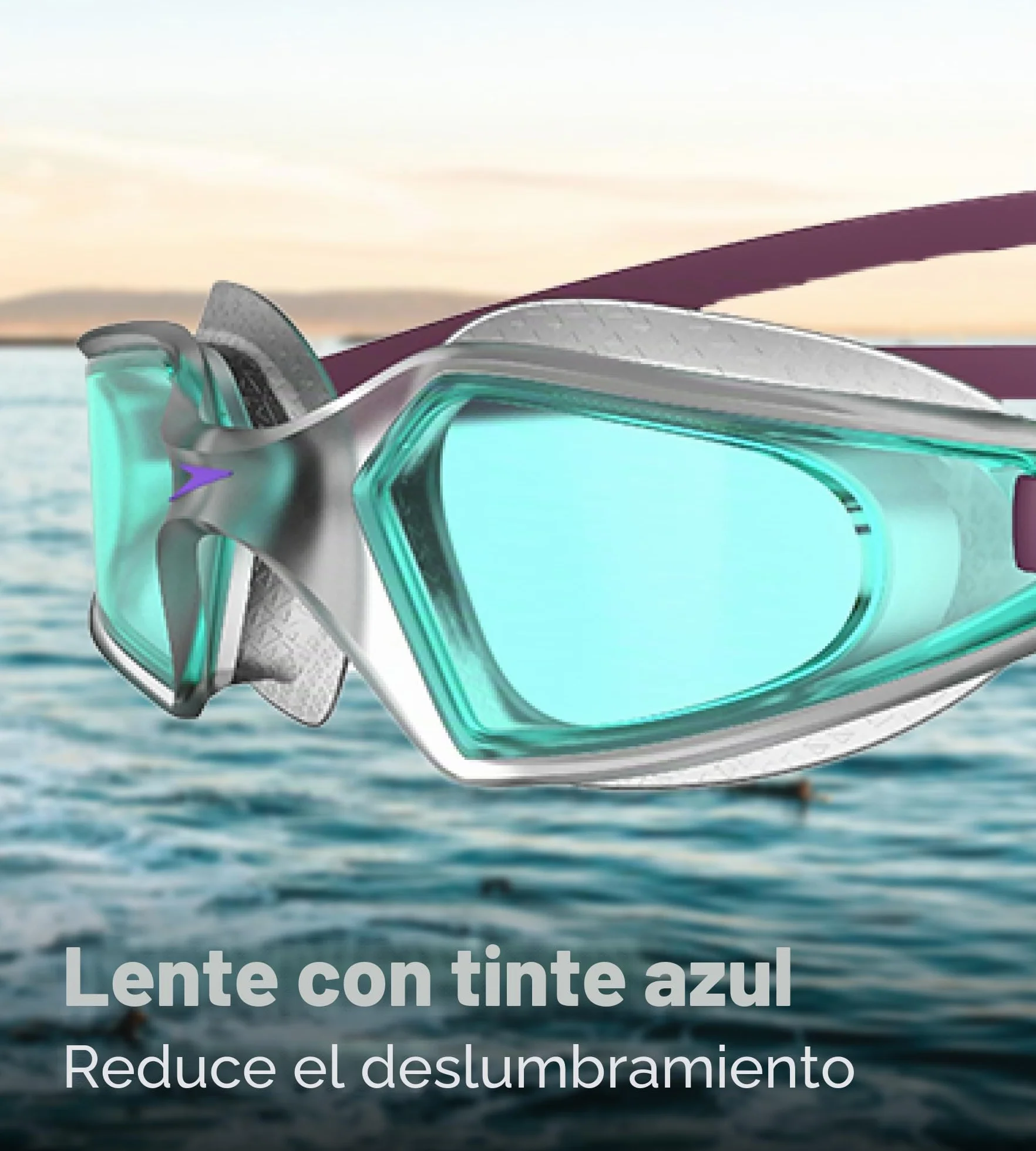 Speedo Gafas de natación Hydropulse Niños Antivaho Ajustable