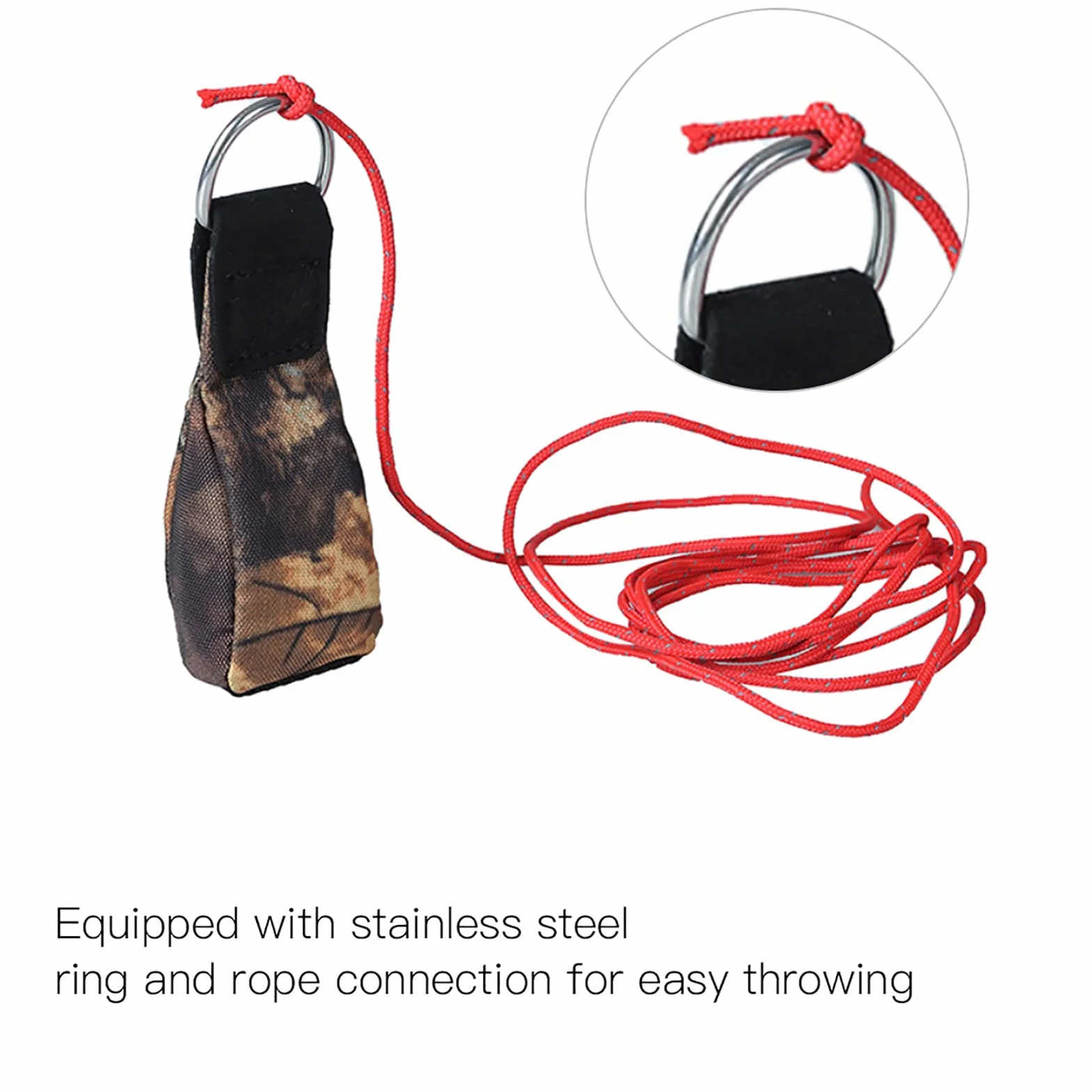 Arborist Tree Rock Climbing Spelunking Rope Throw Weight Bag