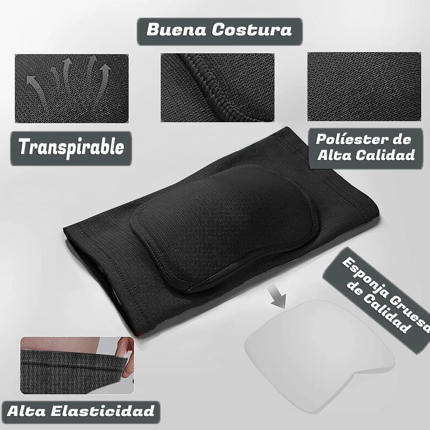Rodilleras Deportivas Unisex - Protección Premium para Voleibol, Baloncesto y Entrenamiento