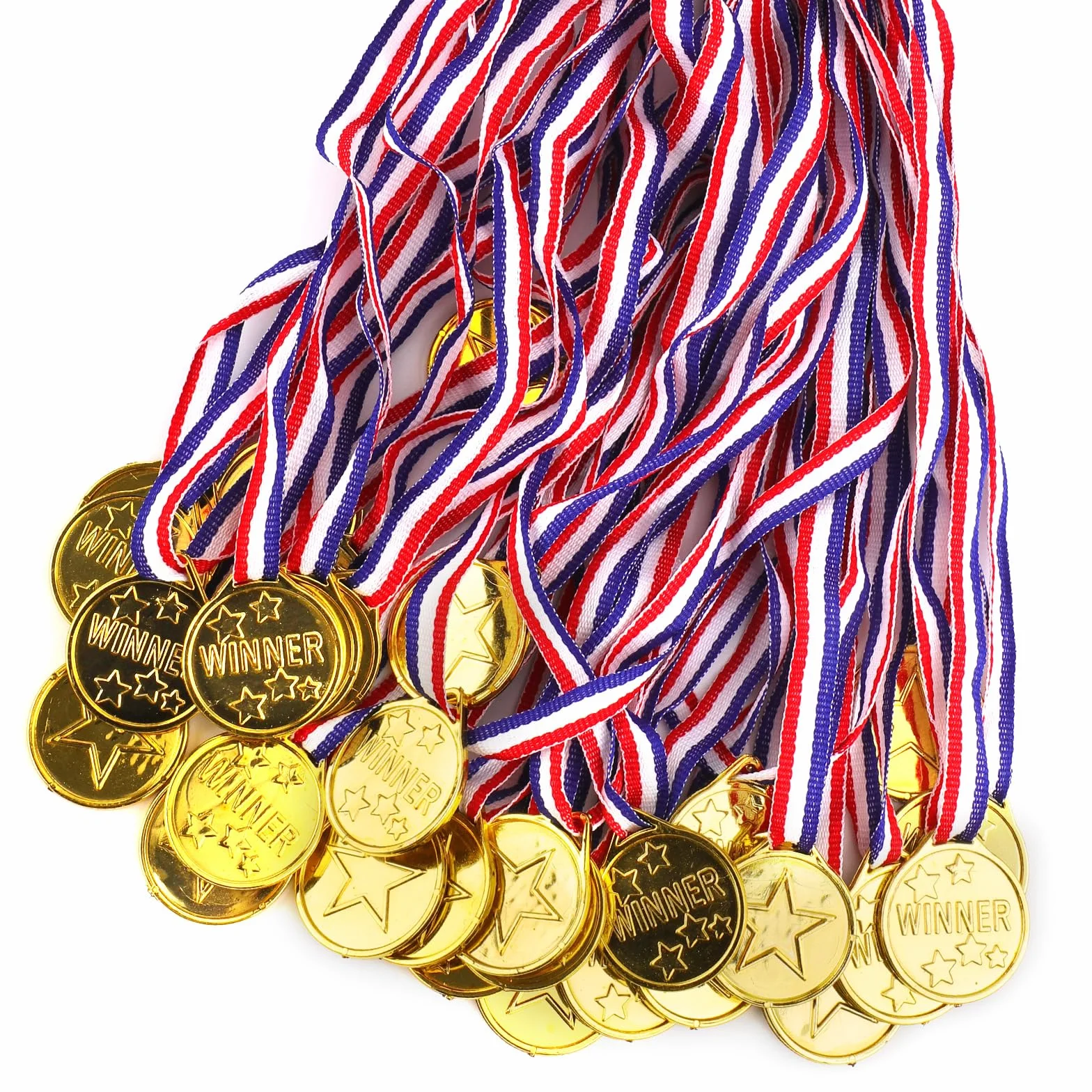 Medallas de Oro de Plástico Gosknor para Niños, Premios para Juegos Deportivos