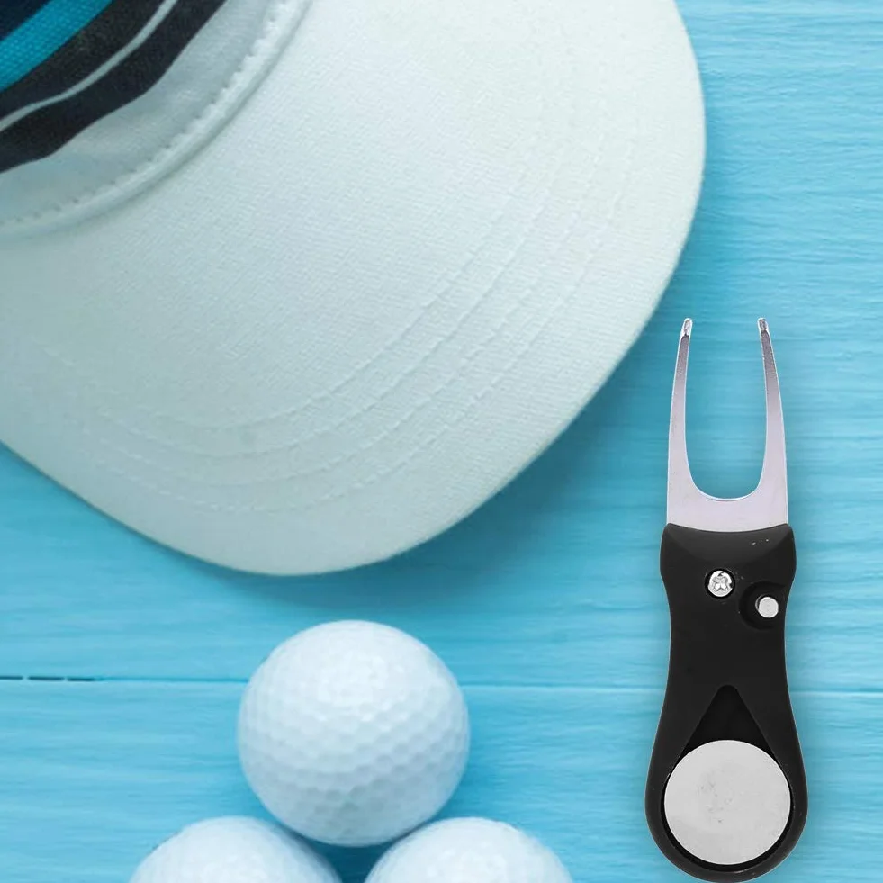 MAGT Pitch Fork Golf Herramienta de reparación de Divot Negro