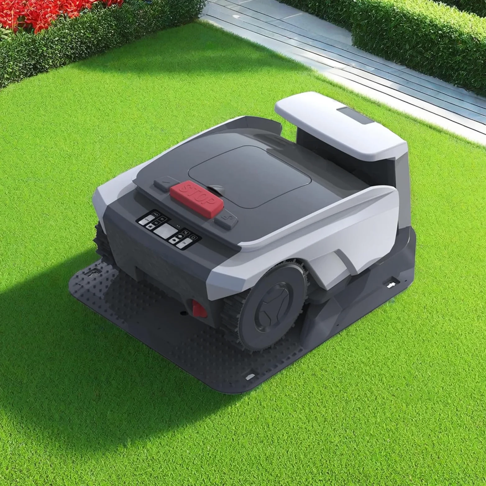 Cortacésped y Tractores para Jardines de hasta 1500㎡ Evitación de obstáculos 3D, planificación Inteligente de Caminos, configuración de Zonas sin Entrada, Corte lógico
