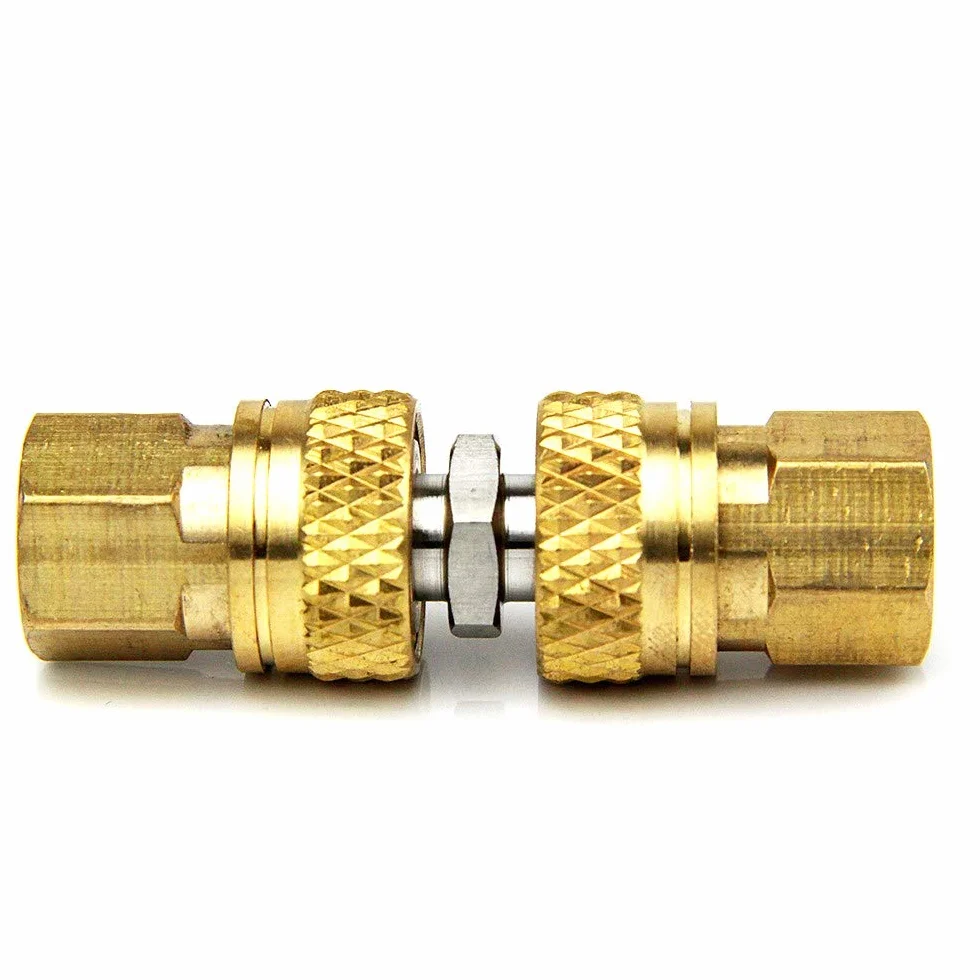 PCP Airforce Paintball Acero Inoxidable Conector Macho Doble Extremo Desconexión Rápida Acoplamiento Hembra M10 Manguera