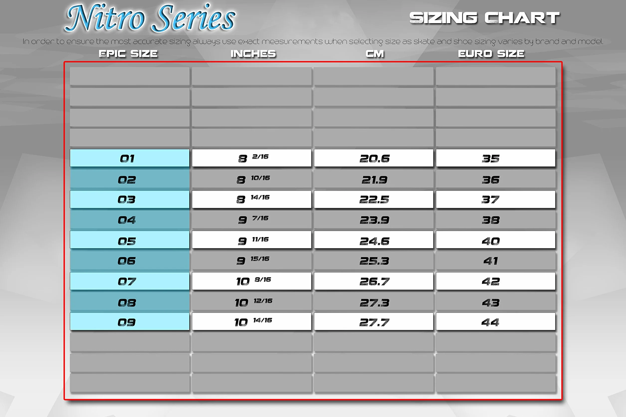 Epic Patines Super Nitro 6 Quad Velocidad Indoor Outdoor