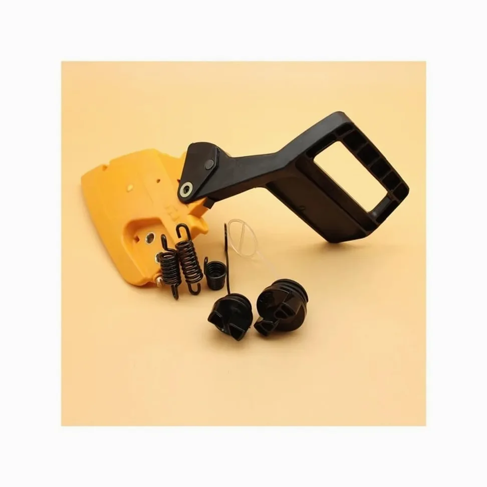 Kit de Resorte Amortiguador de Tapa de manija de Freno de Cubierta de Embrague de Cadena for Piezas de Repuesto de Motosierra 350 351 370 371 390 420 Piezas de Repuesto