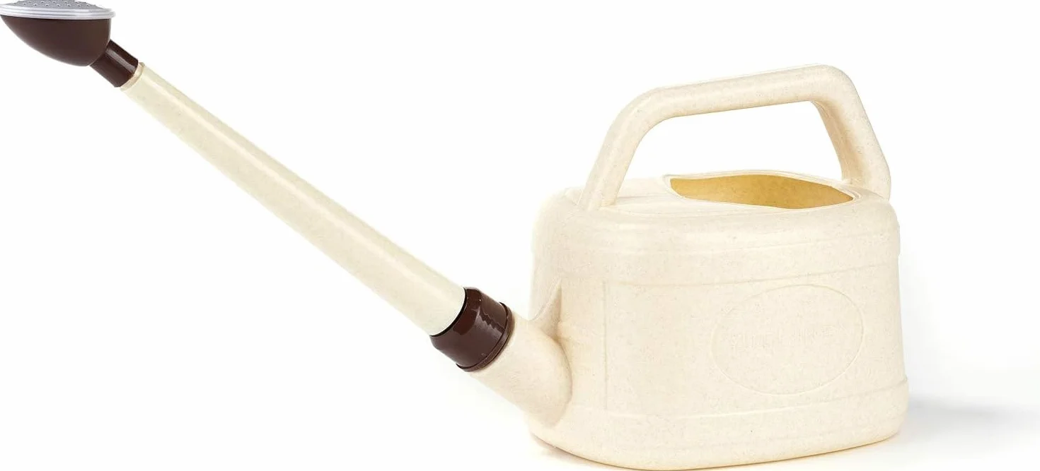 Regadera para Bonsais de Plástico de 3 litros de Capacidad, Ideal para regar bonsais, Plantas, jardín. Regadera de Poco Peso, Ligera y de Lluvia Fina.
