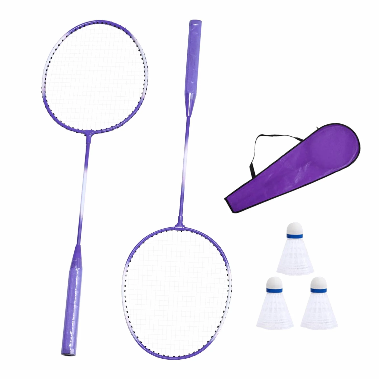 Juego de Raquetas de Bádminton Portátiles para Adultos para Interiores