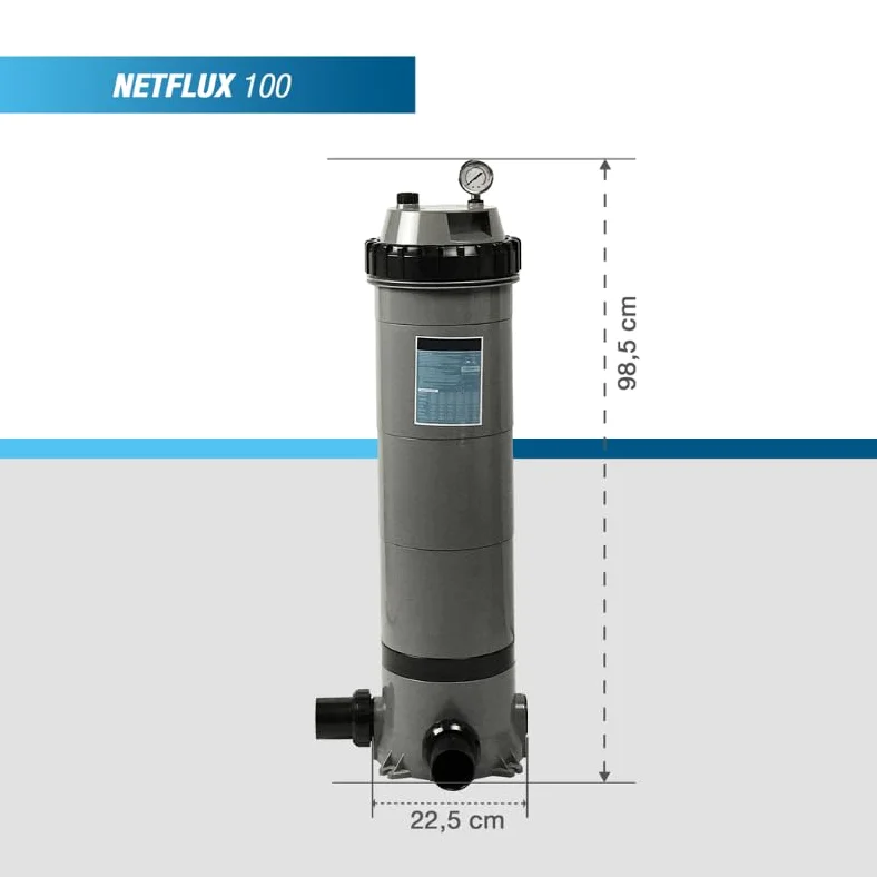 Sistema de filtración de cartucho único para piscinas de hasta 65 m3 - PF-NFX075 by POOLEX