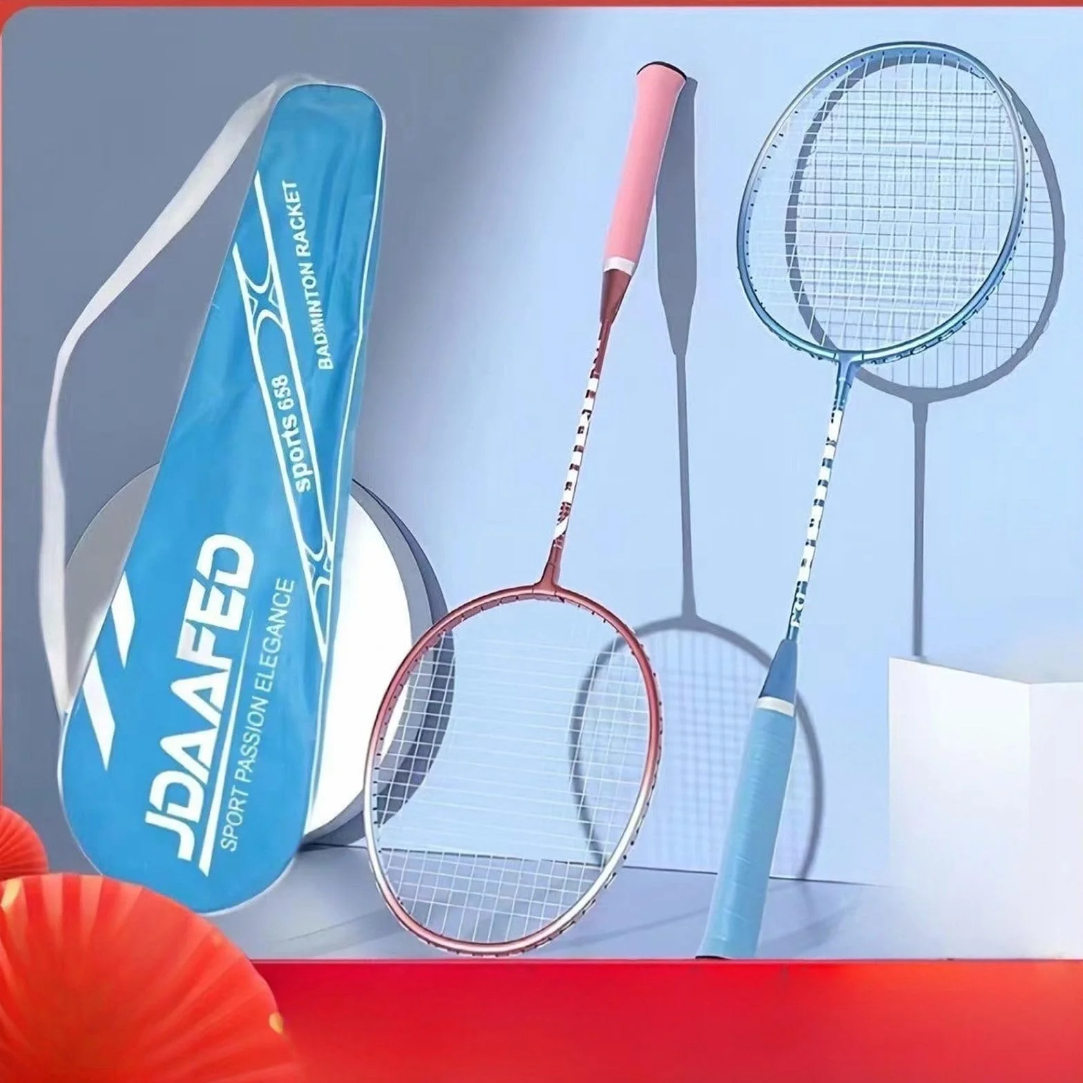 Raquetas de bádminton ligeras para interiores y exteriores, para niños, adultos y principiantes