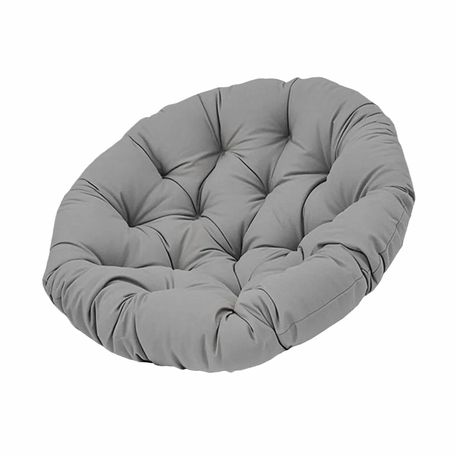 Cojín para Silla Colgante, cojín para Asiento de Exterior, para Silla Columpio Multiusos para Interior y Exterior, Gris