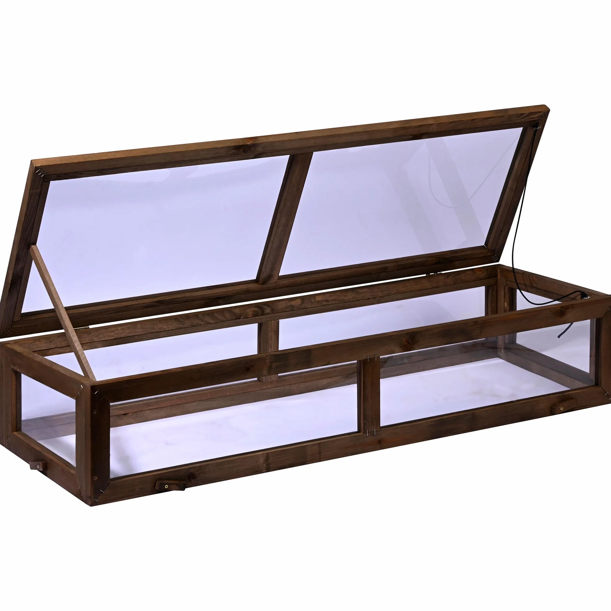 dobar® Accesorio de semillero para bancal Elevado, Color marrón Oscuro, 117 x 40 x 24,5 cm, Pino