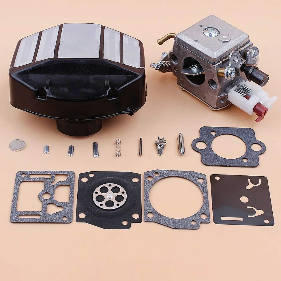 Carburador Carb Filtro de Aire Kit de reparación Compatible con Husqvarna 359357 357XP Jonsered 2159 Motosierras Zama C3-EL18B RB-163 Piezas de Motosierra