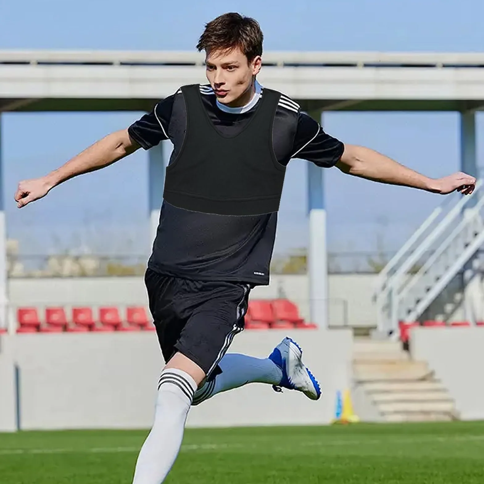 Chaleco de entrenamiento de fútbol con GPS de seguimiento deportivo