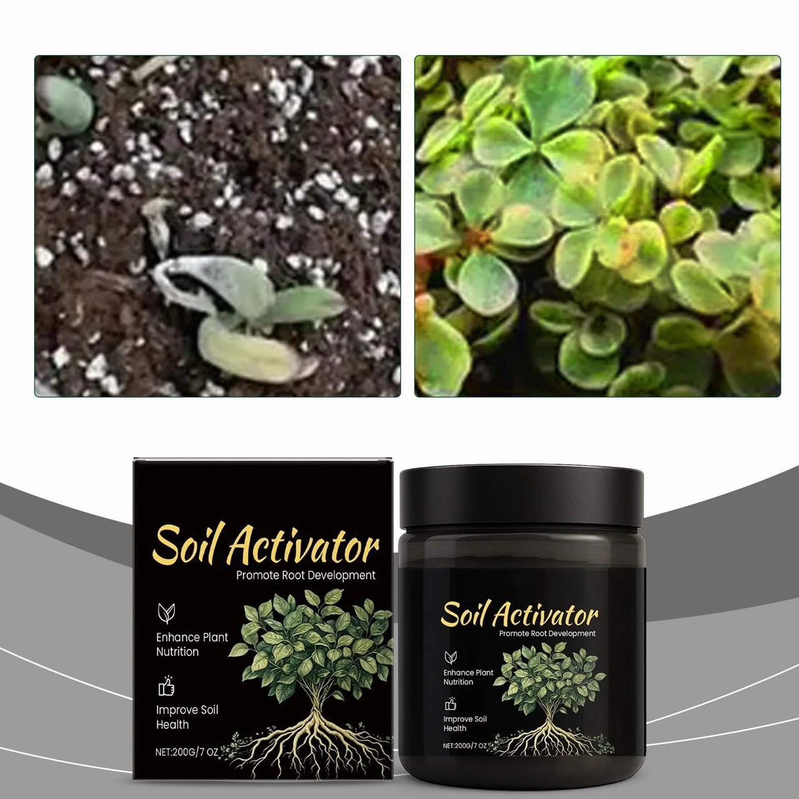 Activador De Suelo Para Plantas, Acondicionador De Suelo, Promueve El Crecimiento Las Raíces Para Jardín, Patios, Granjas, Patios Interiores, Balcones, Terrazas, Céspedes Y Jardines