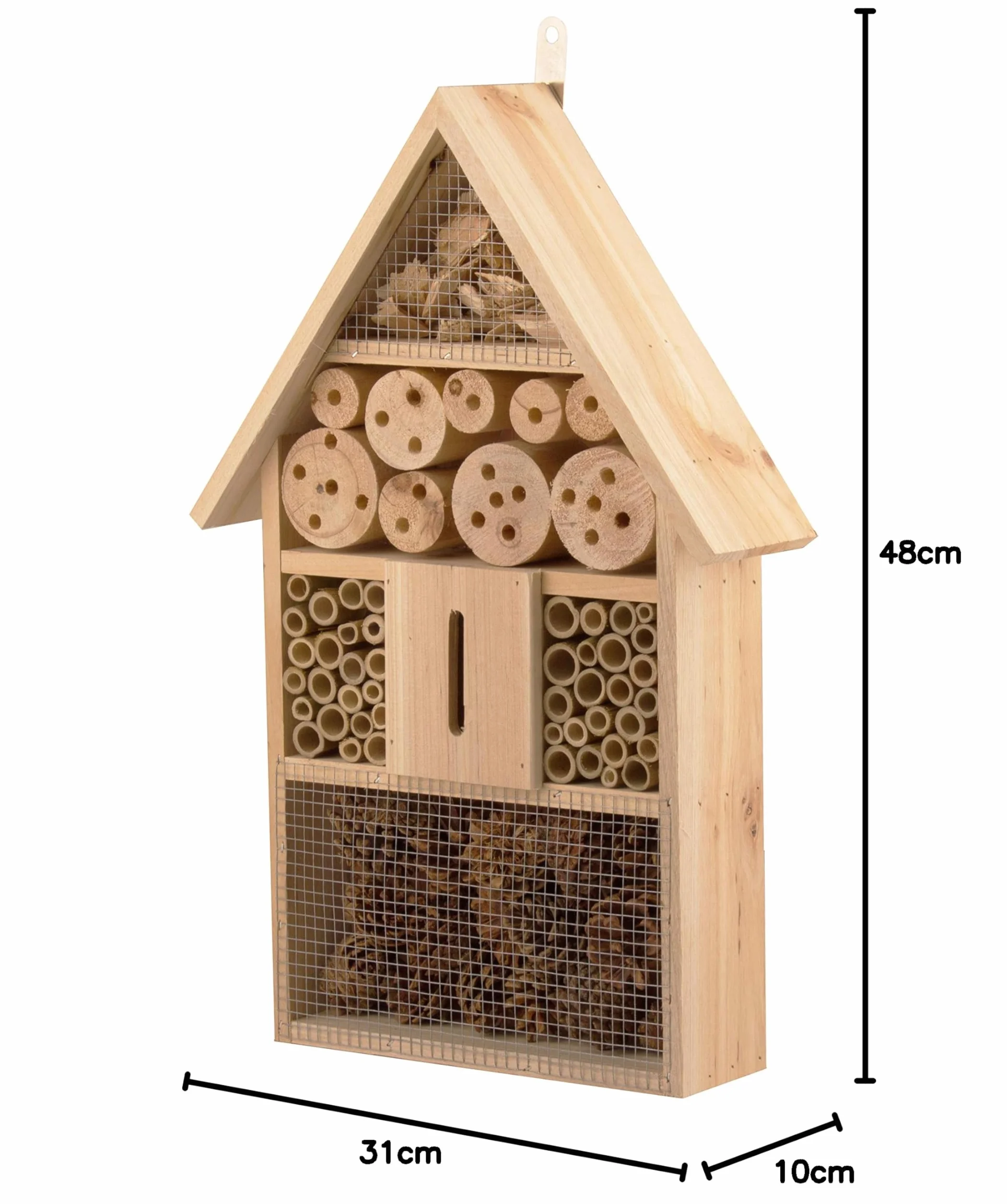 CASA PARA INSECTOS MARIQUITAS HOTEL MADERA INCUBADORA