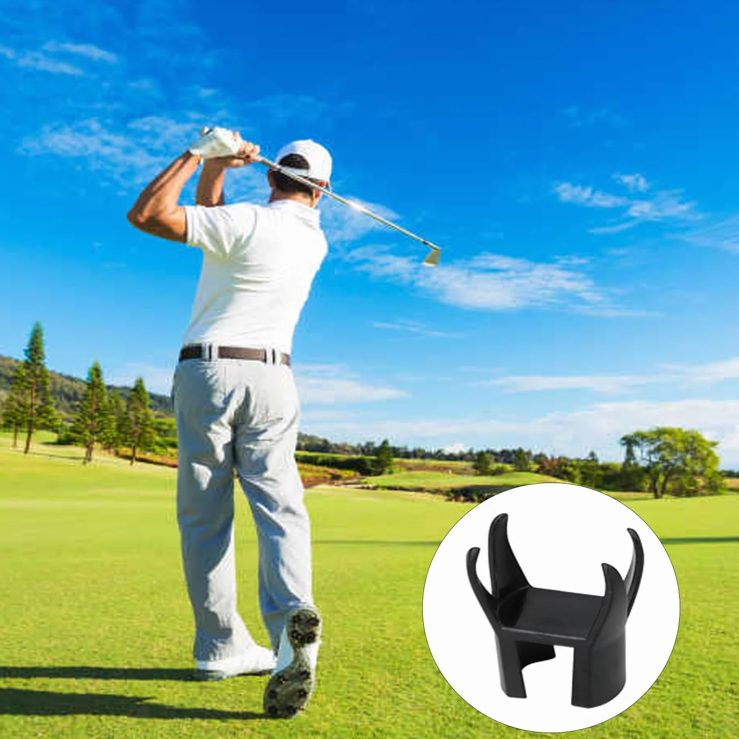Recogepelotas de Golf 5 Piezas - Herramienta de 4 Garras con Accesorio Putter para Campo