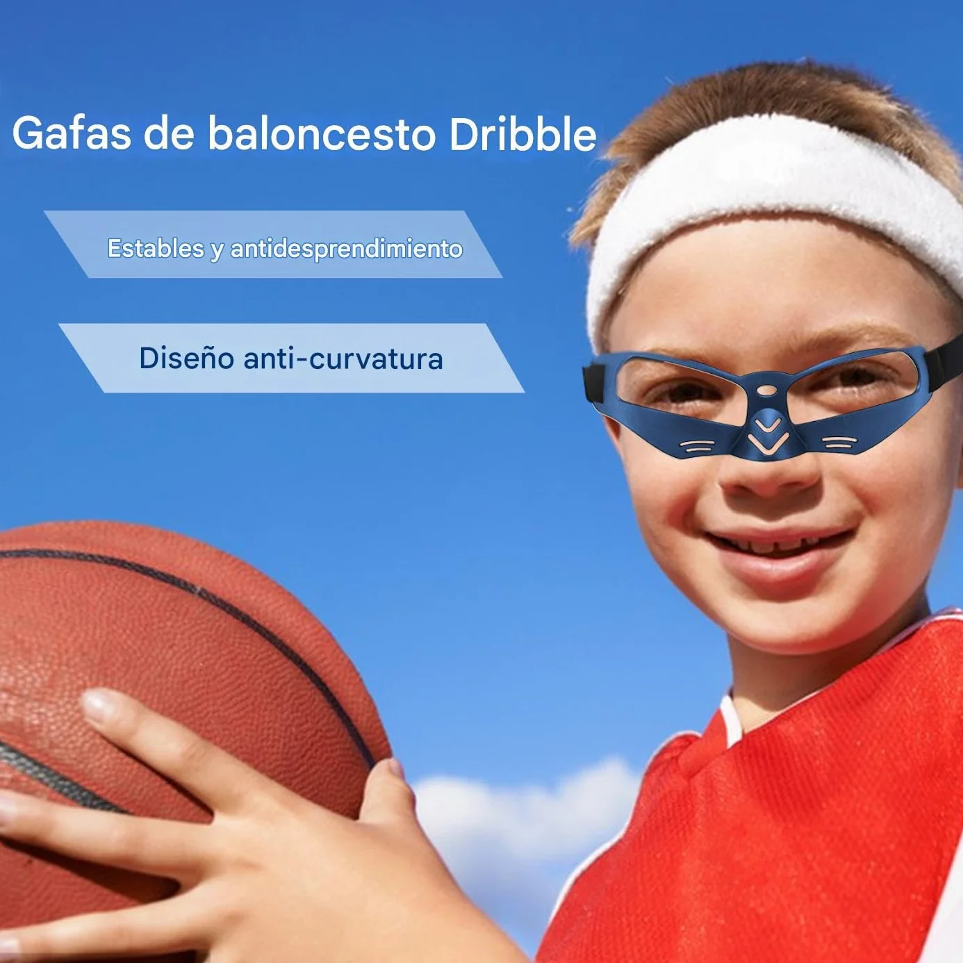 Gafas de Regateo Deportivas Baloncesto Equipo Protección Entrenamiento Jugadores