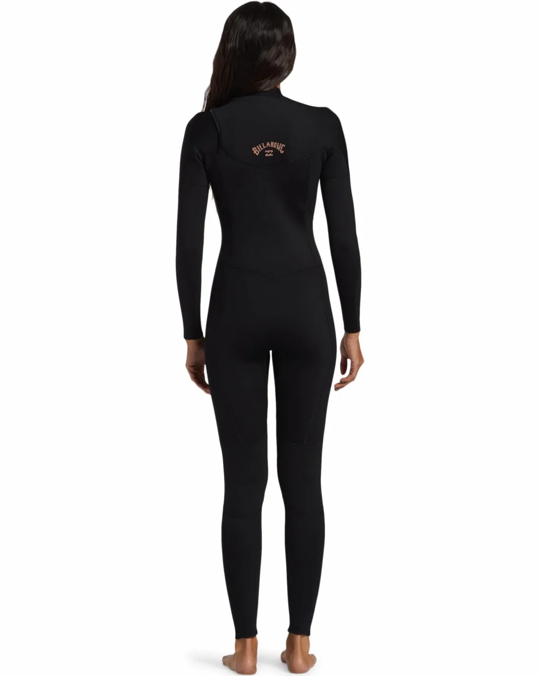 Billabong Traje de Neopreno 3/2 mm Mujer Cremallera Pecho Negro Alta Elasticidad